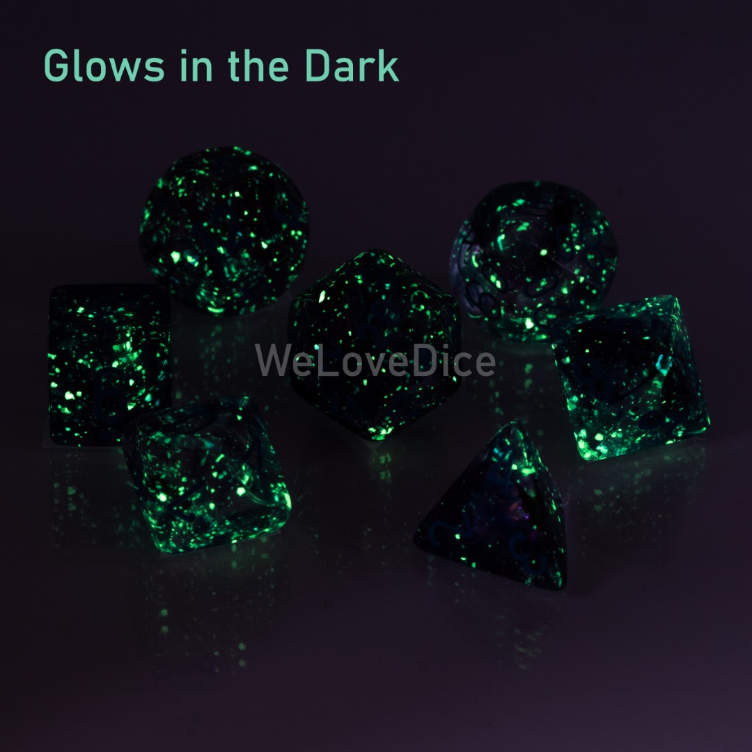 Nebula® Polyhedral Nocturnal / blau 7-Würfel Set
