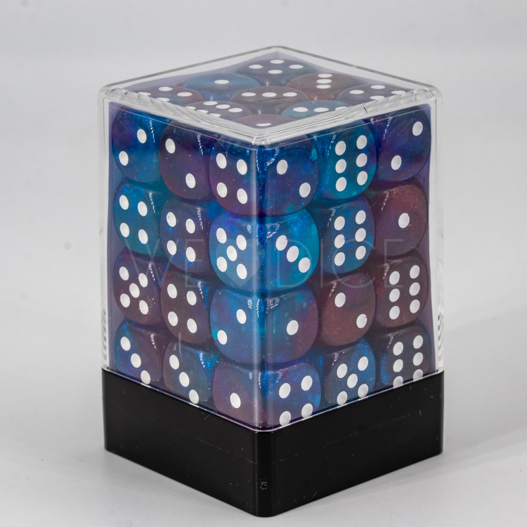 2Ton Magenta-cyan / weiss 12mm W6 Set (36 Stück)