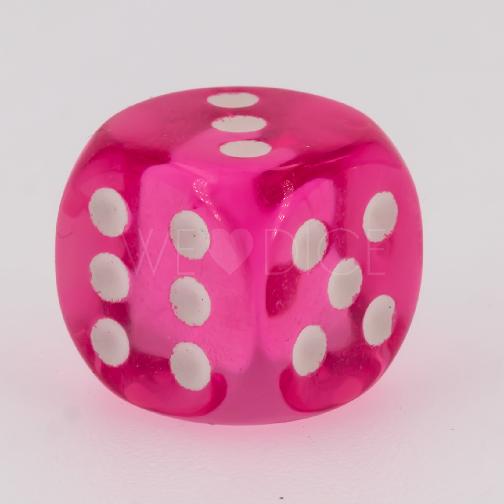 Translucent Pink / white   D6