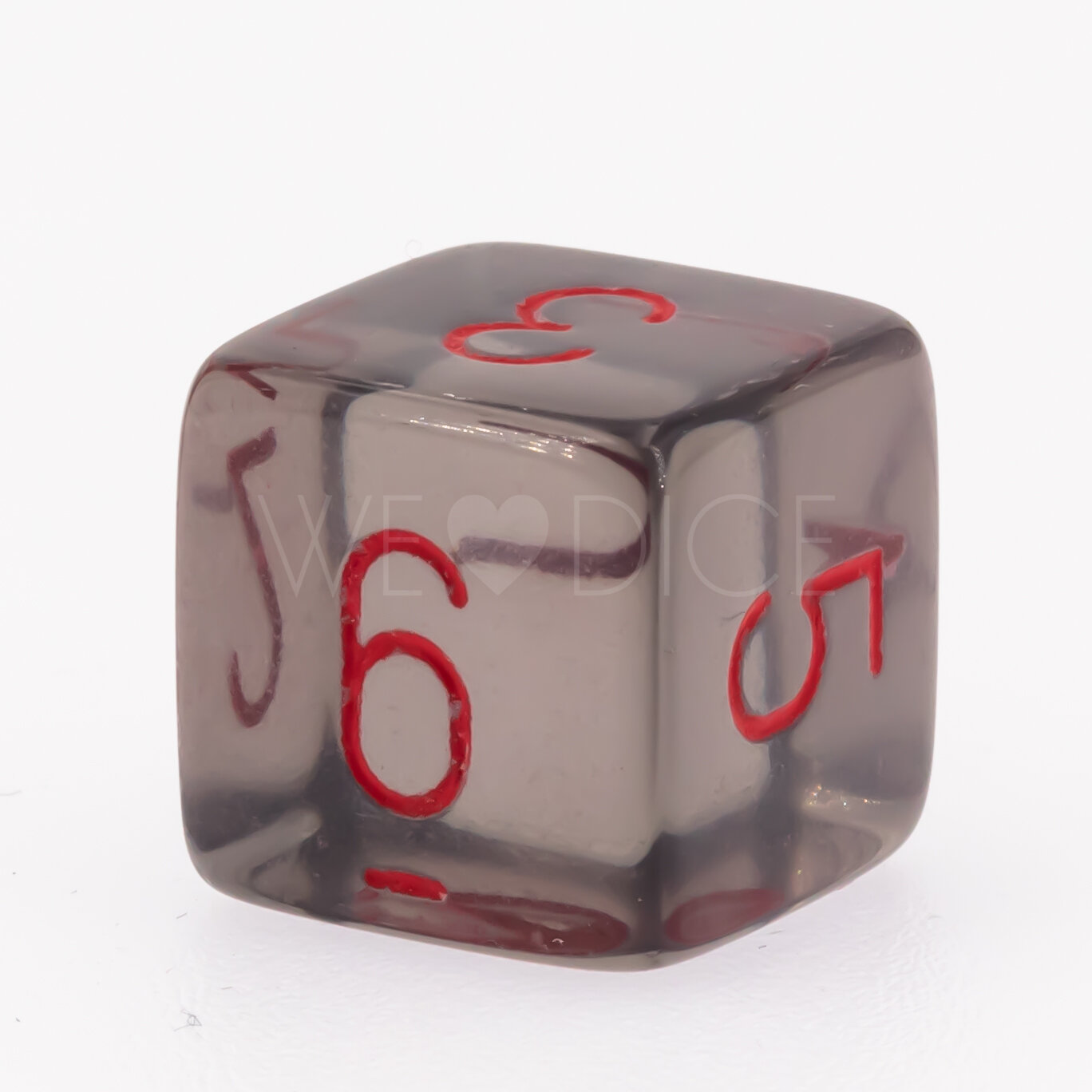 Transparent Rauch / rot  W6