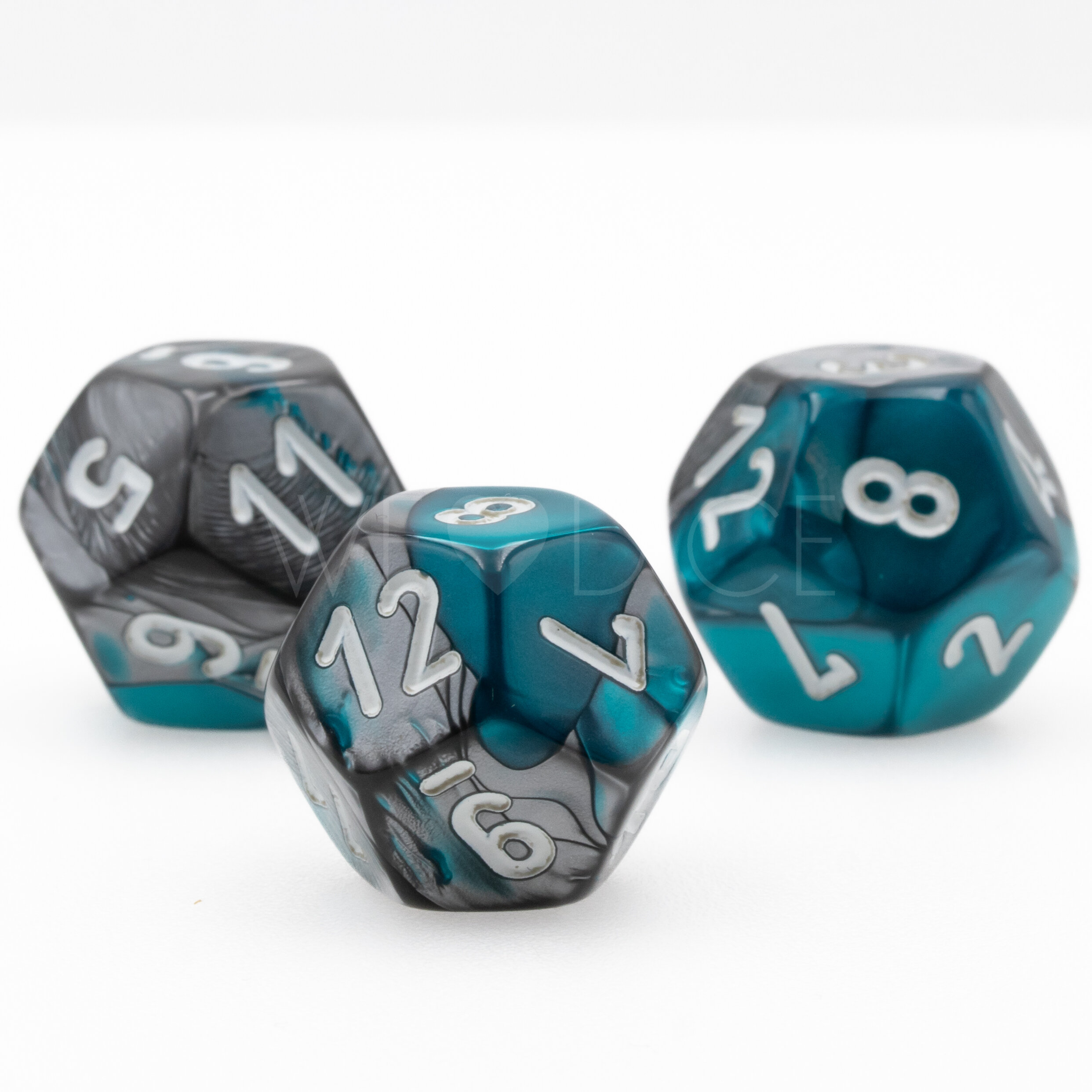 Gemini® Steel-Teal / white  D12 