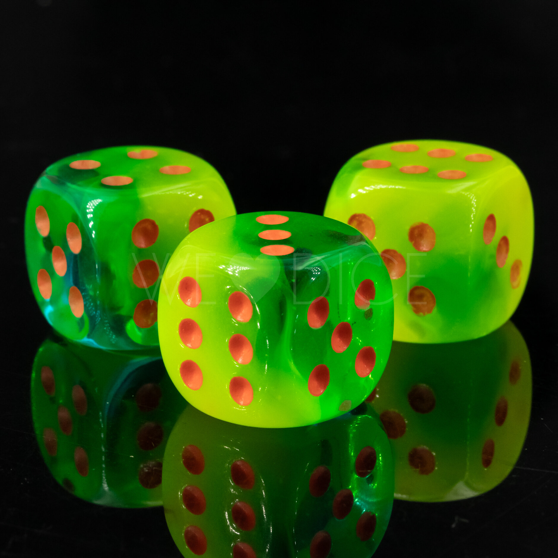 Gemini® Plasmagrün-Blaugrün / Orange 16mm