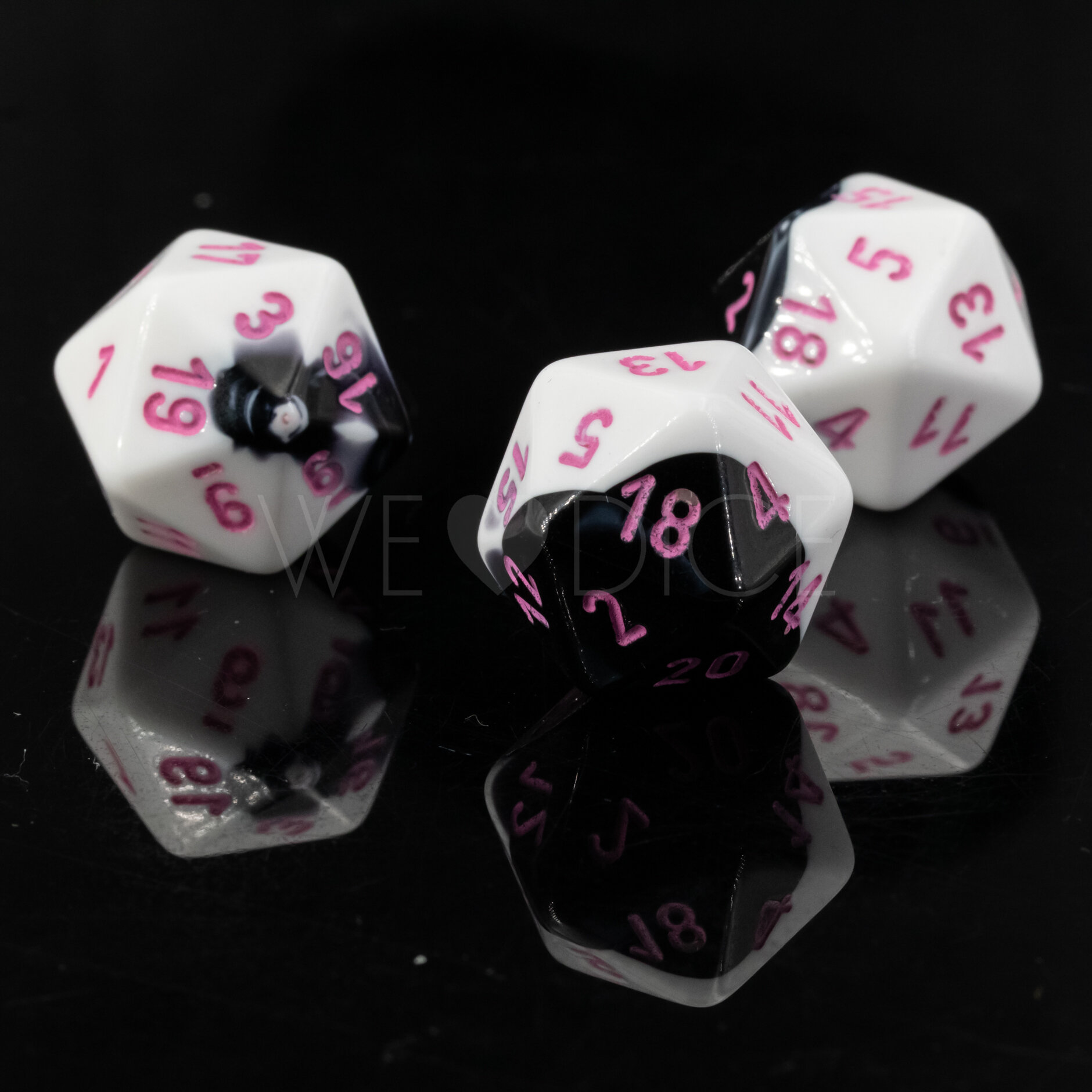 Gemini® Schwarz-Weiß / Rosa  W20 