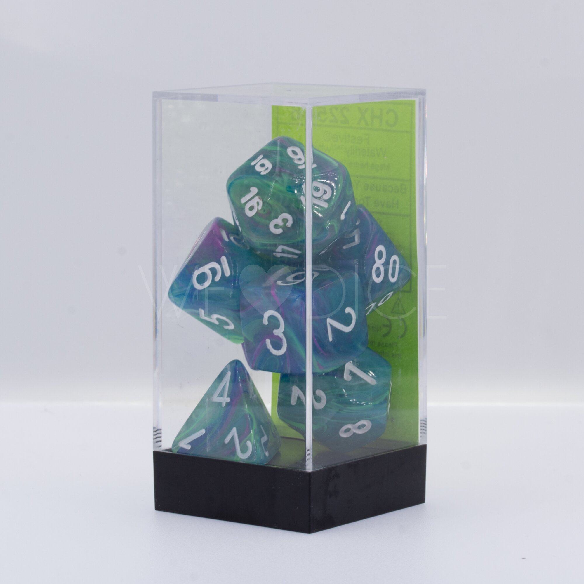 Festive® Mega-hedral™  Polyhedral Waterlily / white  7-DieSet