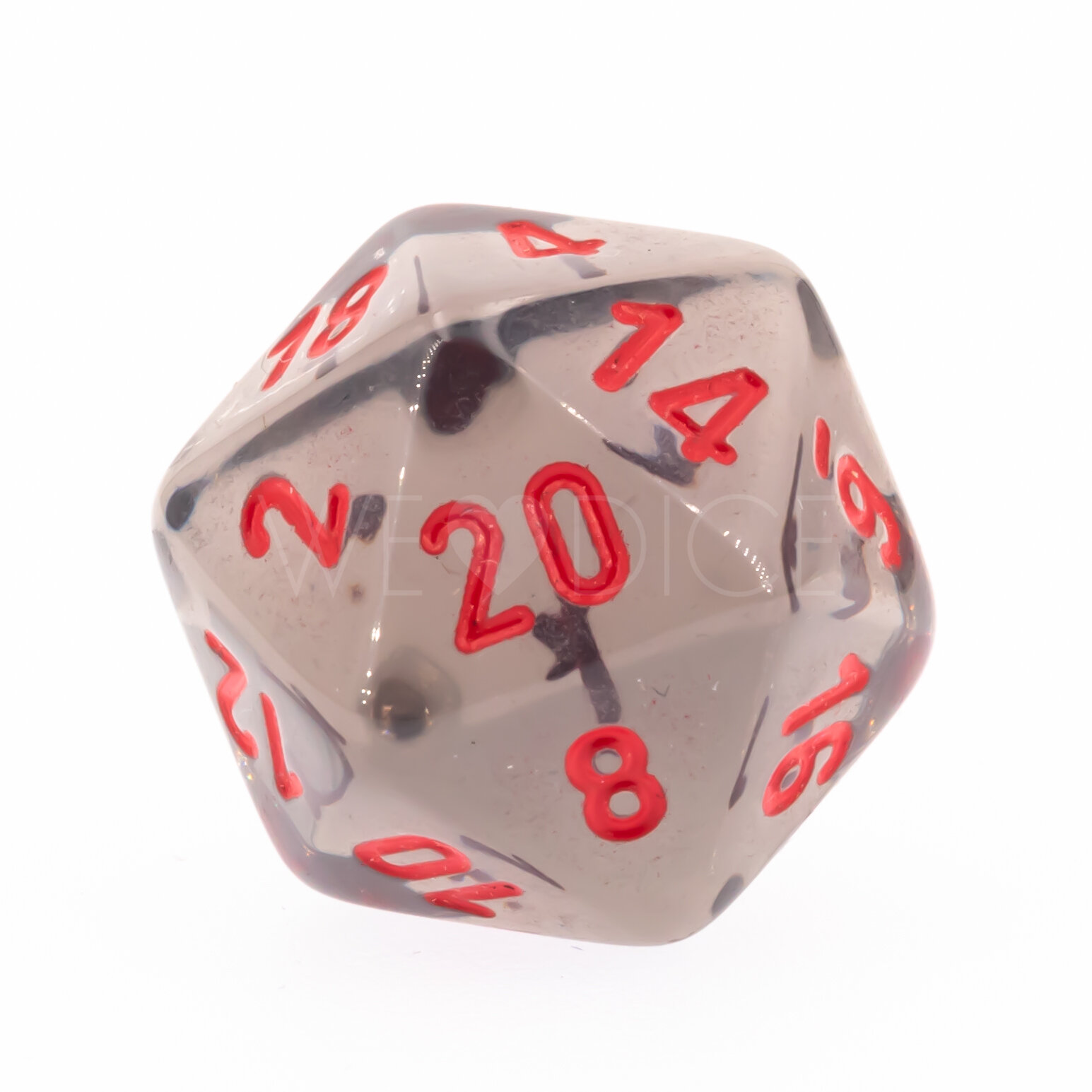 Transparent Rauch / rot  W20