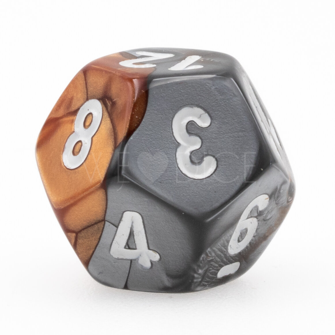 Gemini® Copper-Steel / white  D12 