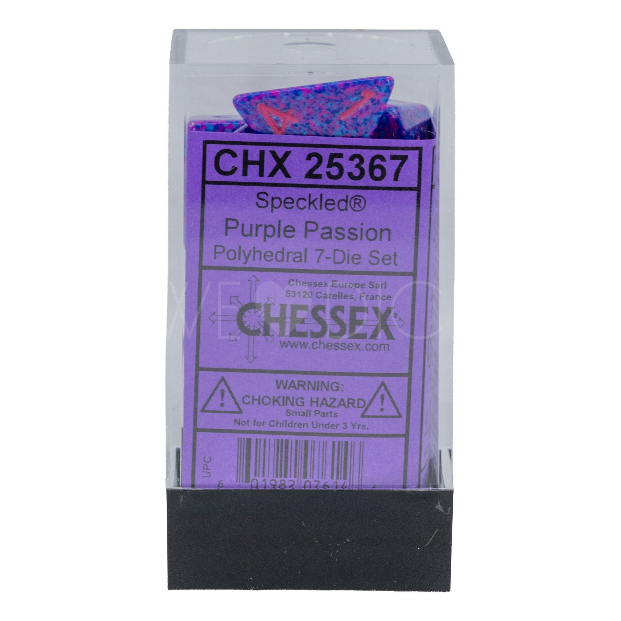 Speckled®, gesprenkelt Polyhedral Purple Passion / Pink 7-Würfel Set