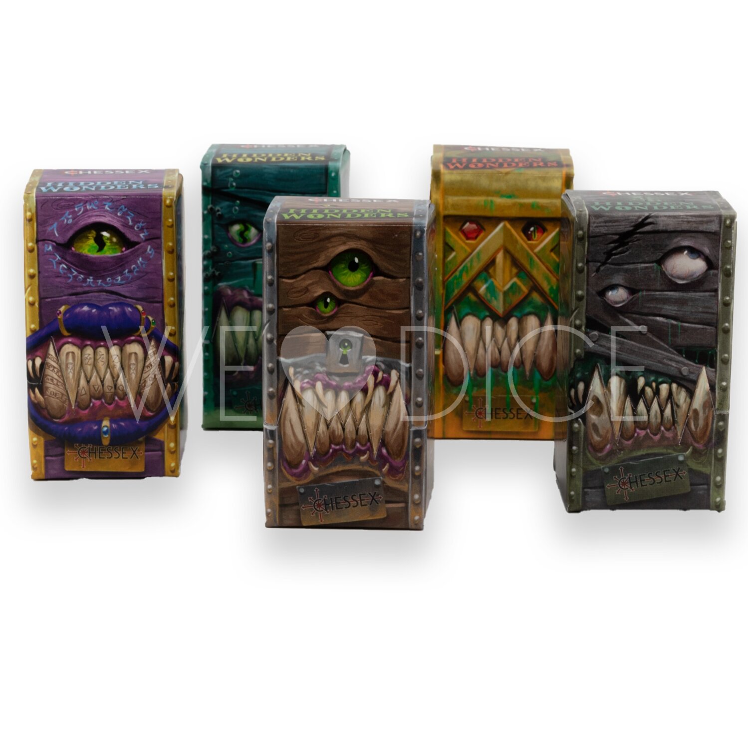 Hidden Wonders™ Assorted 7-Die Polyhedral Set