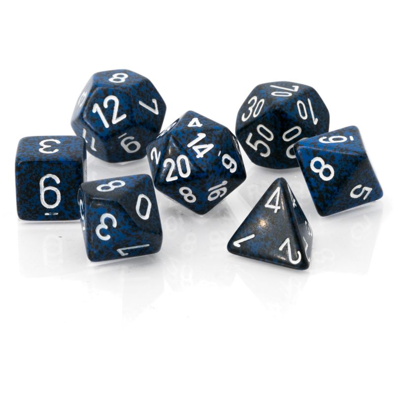 Speckled® Polyhedral Stealth 7-Würfel Set