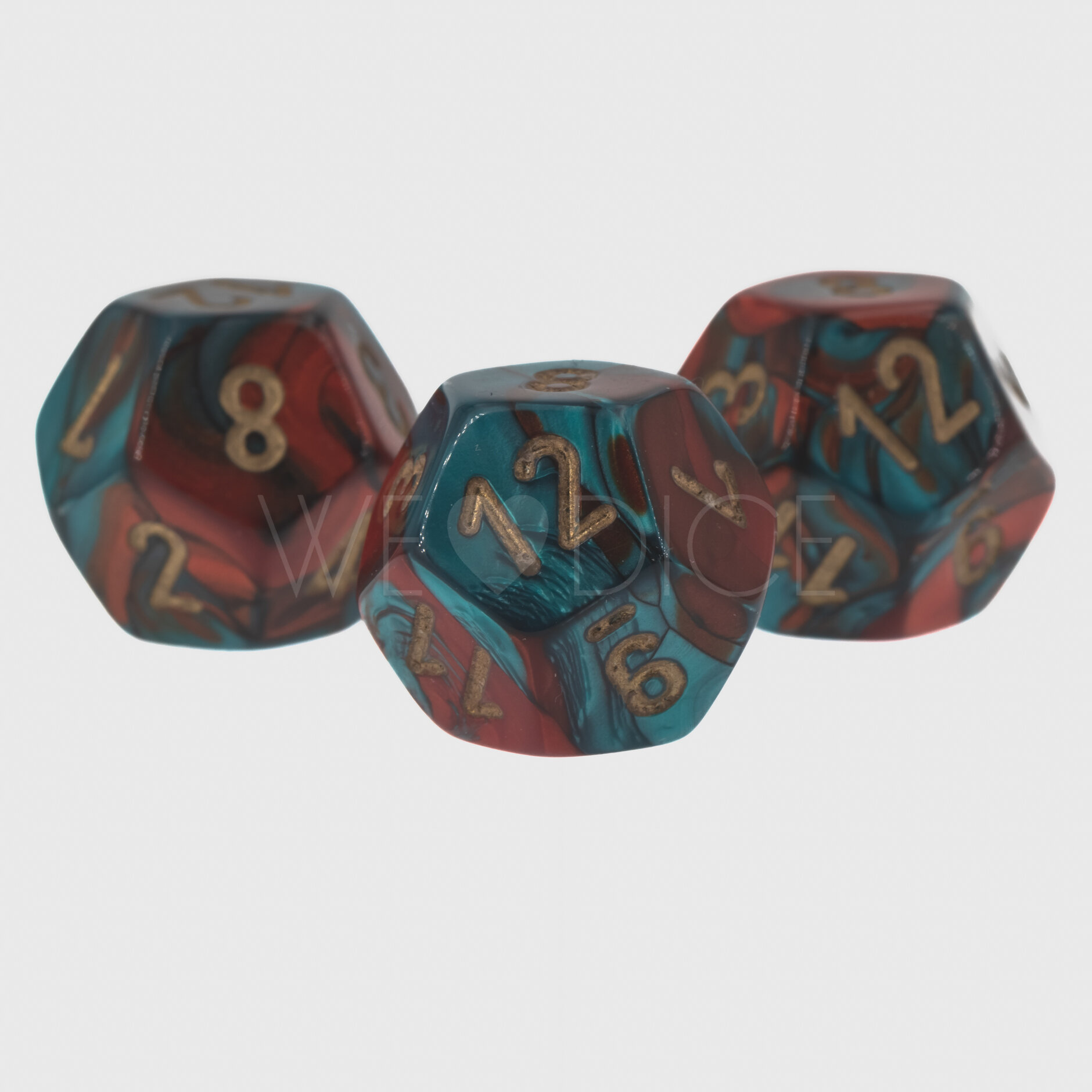 Gemini® Rot-Blaugrün / gold  W12 