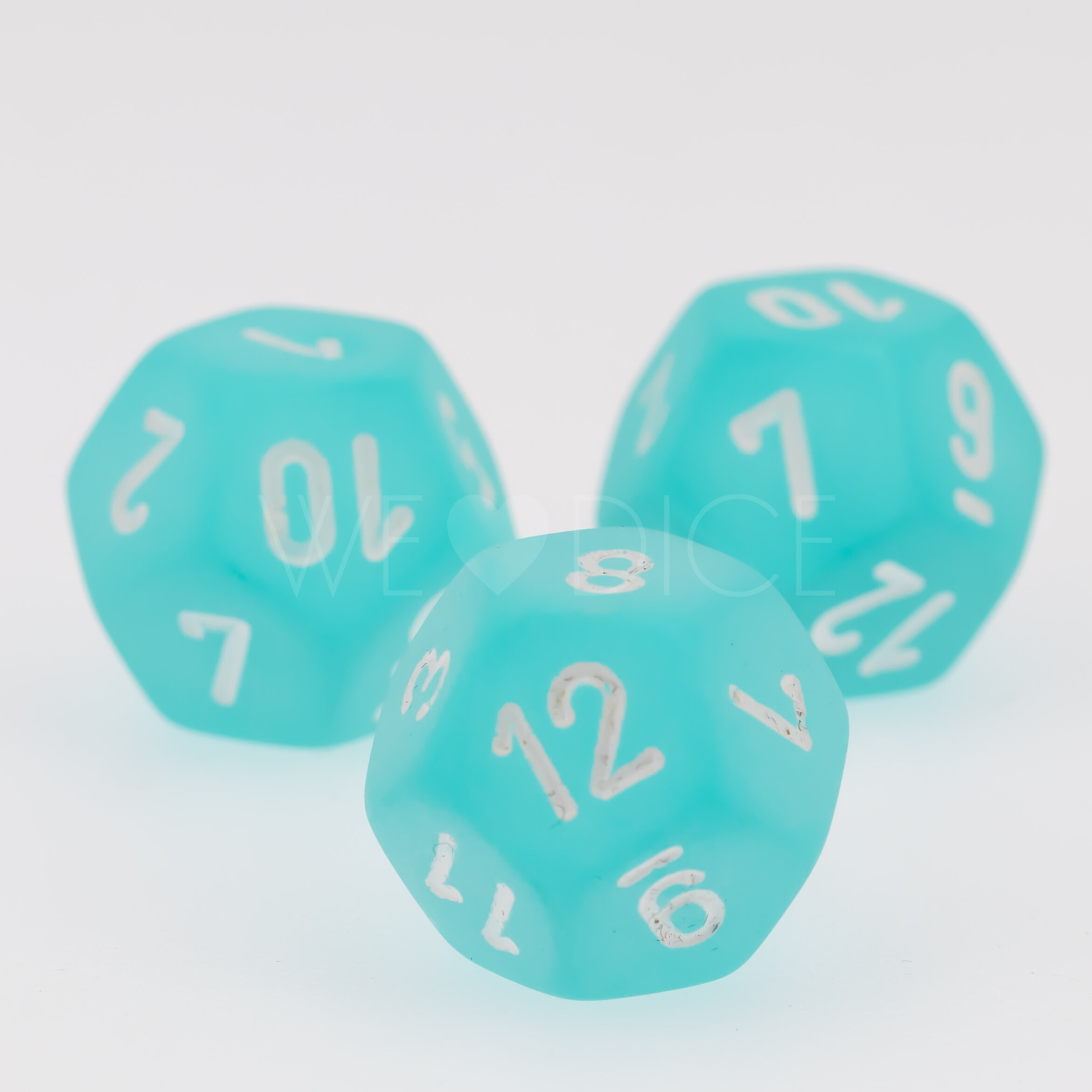 Frosted Blaugrün / Weiß  W12