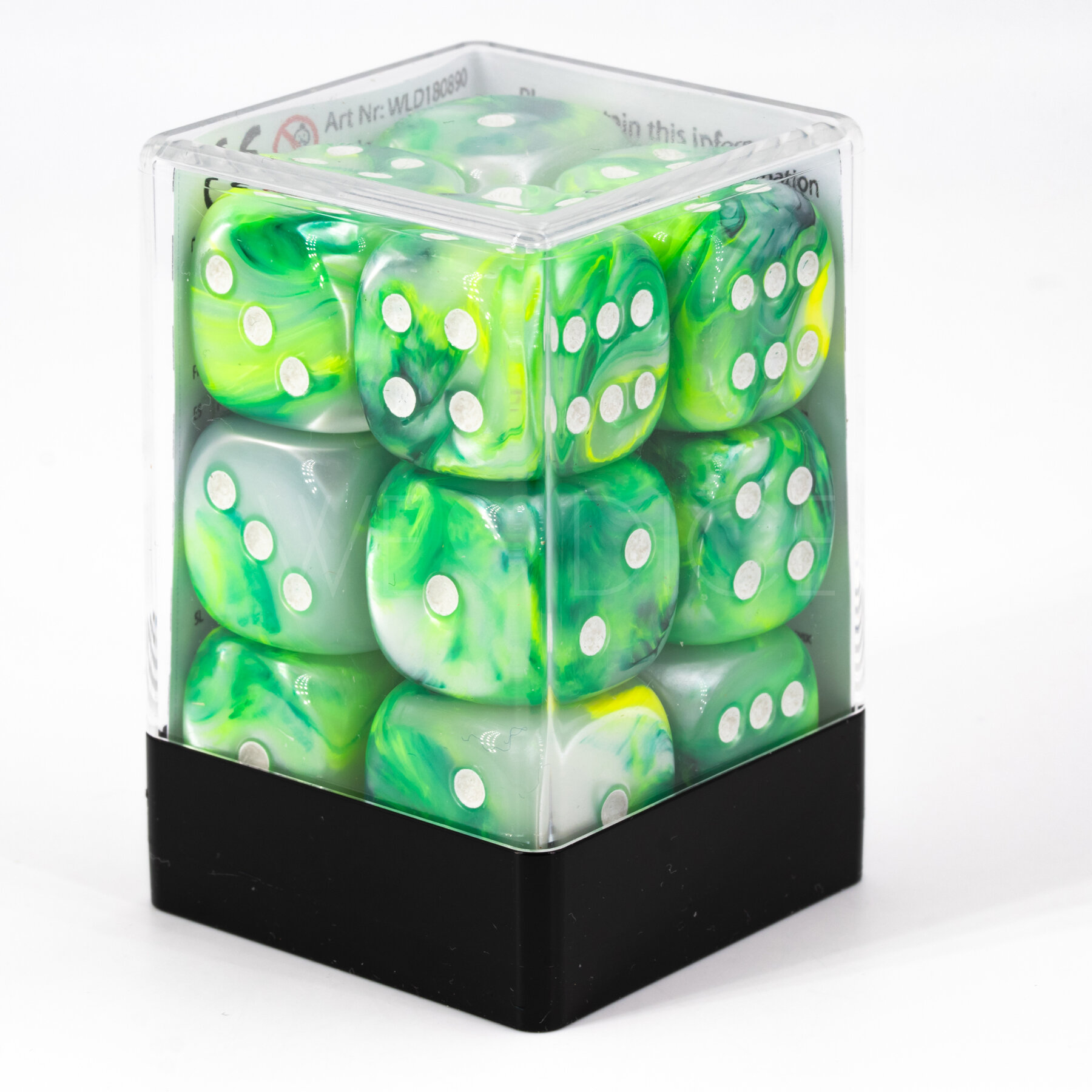 Serica grün / weiss 18mm W6 Set (12 Stück)