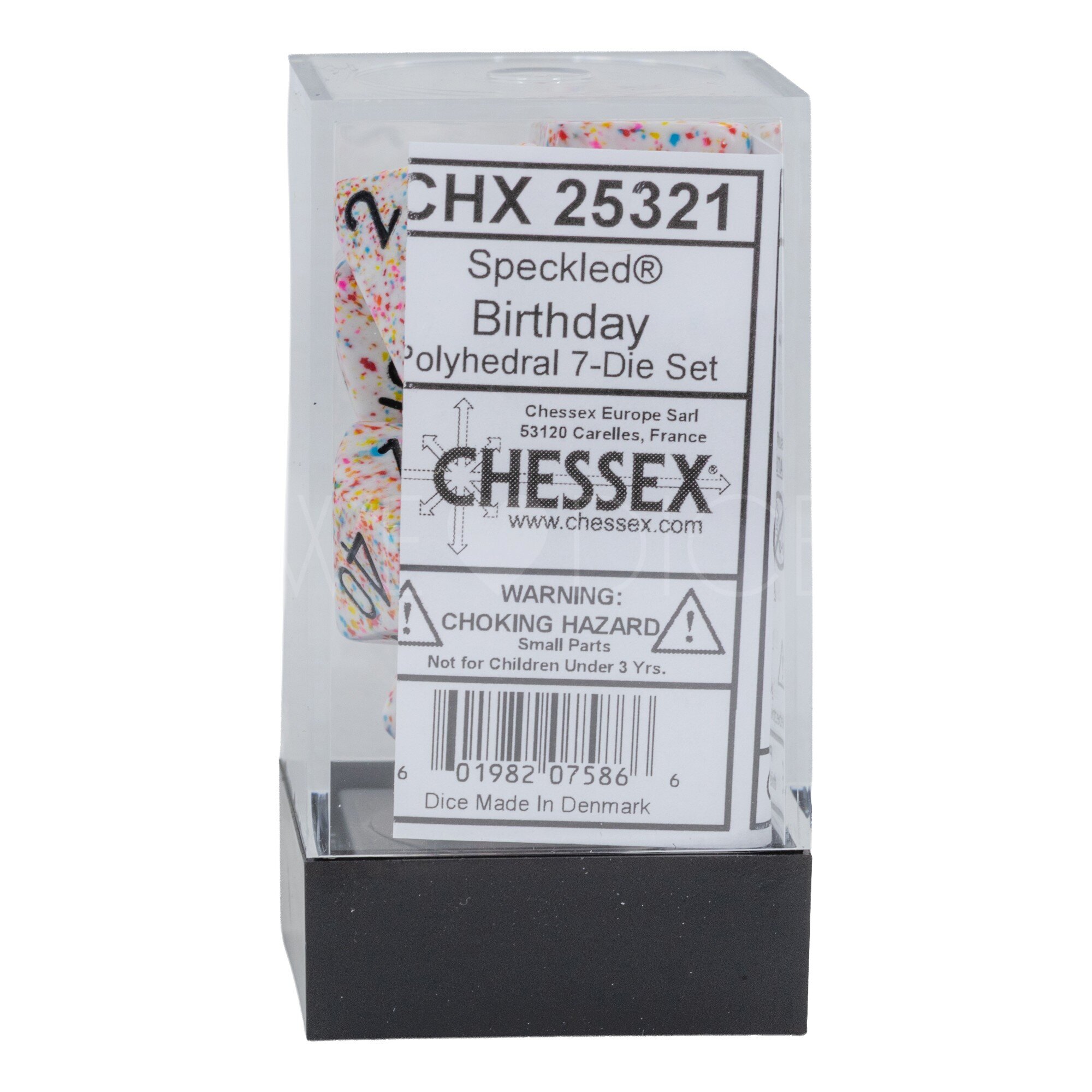Speckled® Polyhedral Birthday / black 7-Würfel Set