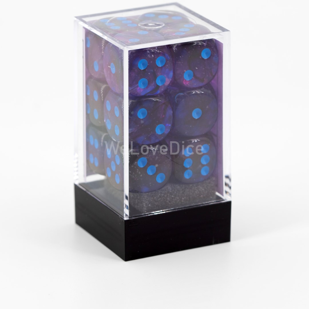 Nebula® Nocturnal / blau 16mm W6 Würfel Set (12 Würfel)