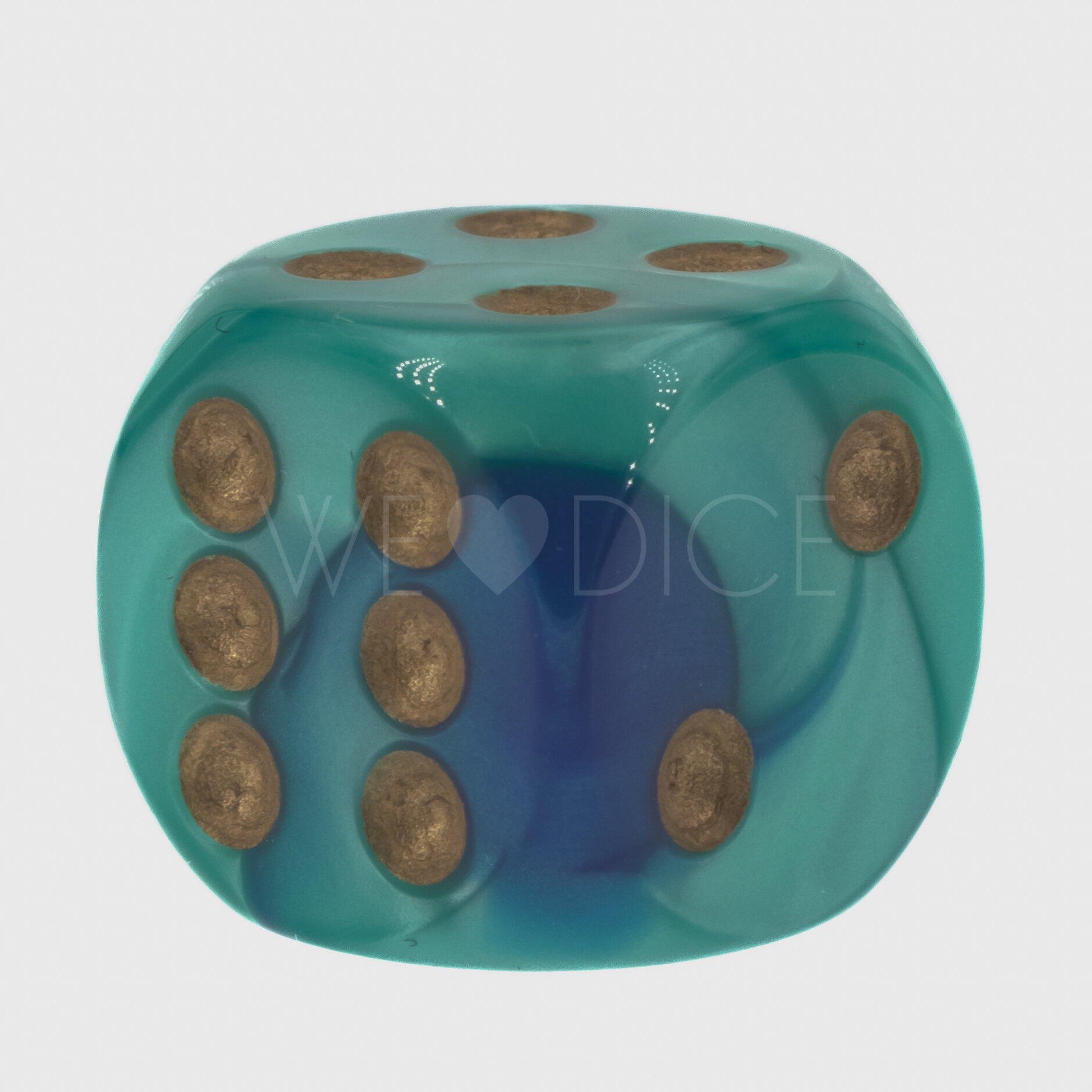 Gemini® Blau-Grün / gold 16mm 