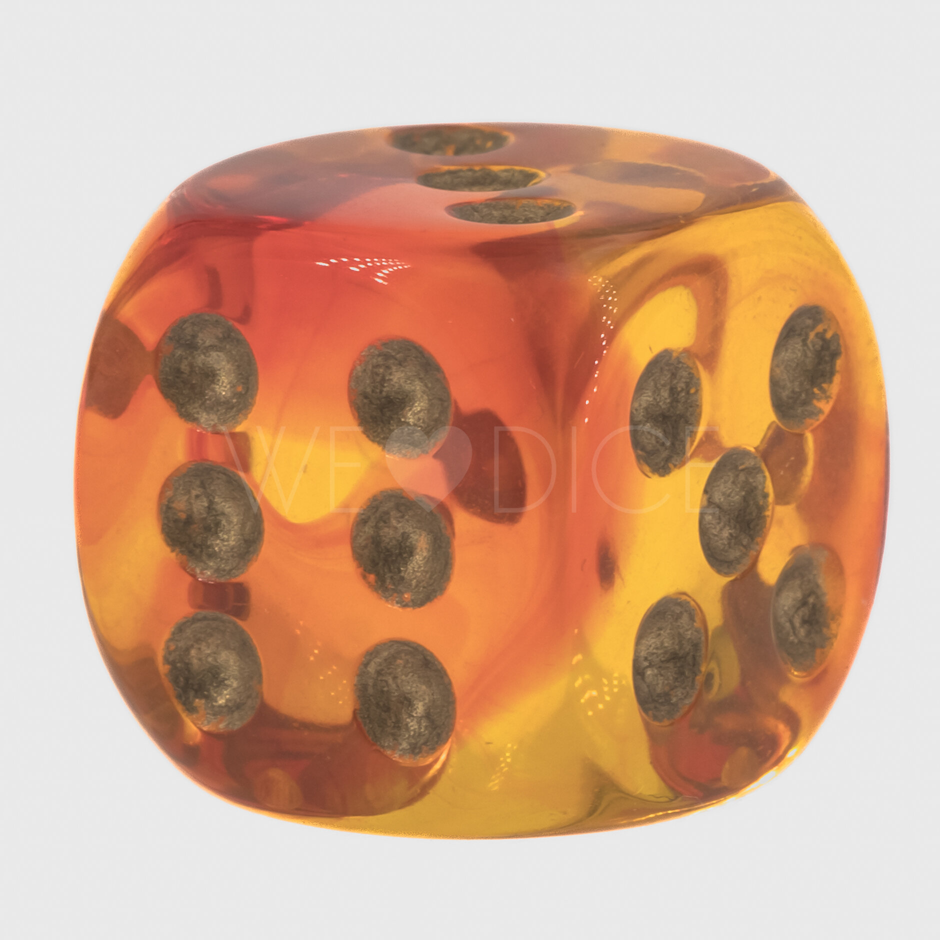 Gemini®, Transparent Rot-Gelb / gold 16mm