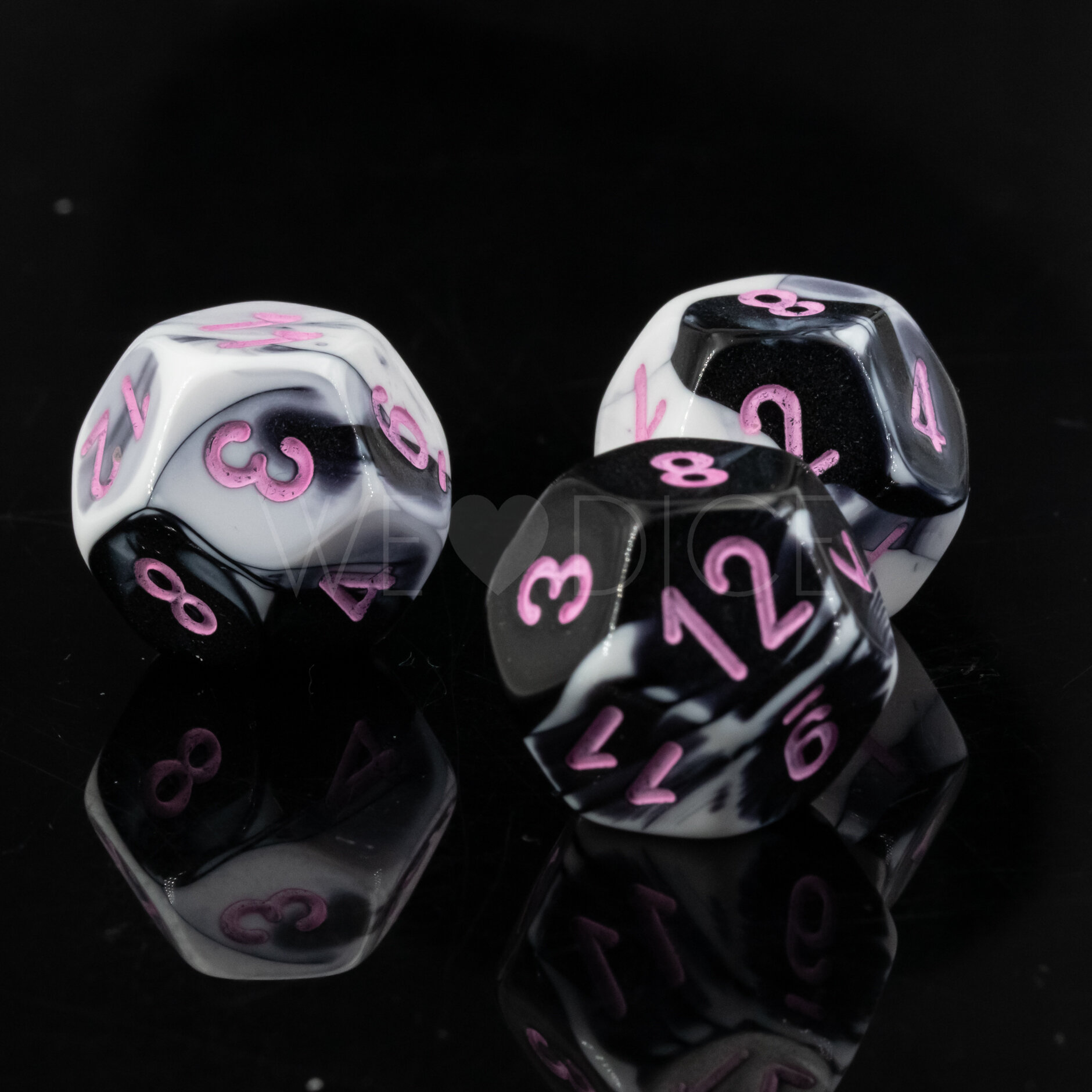 Gemini® Schwarz-Weiß / Rosa  W12 