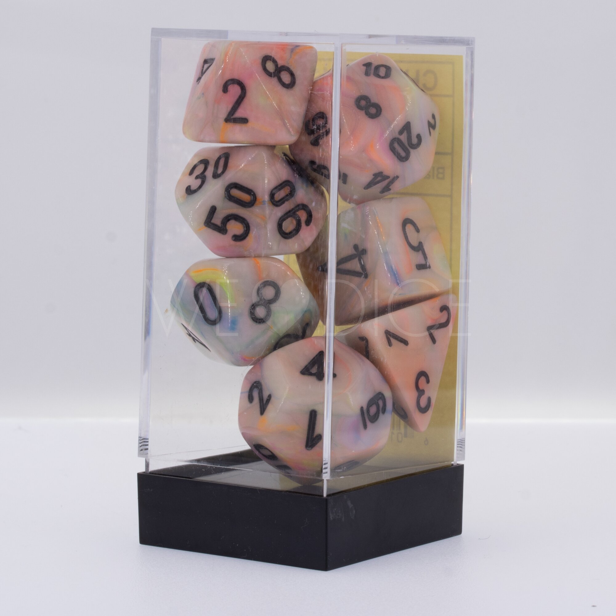 Festive® Mega-hedral™  Polyhedral Circus / black 7-DieSet