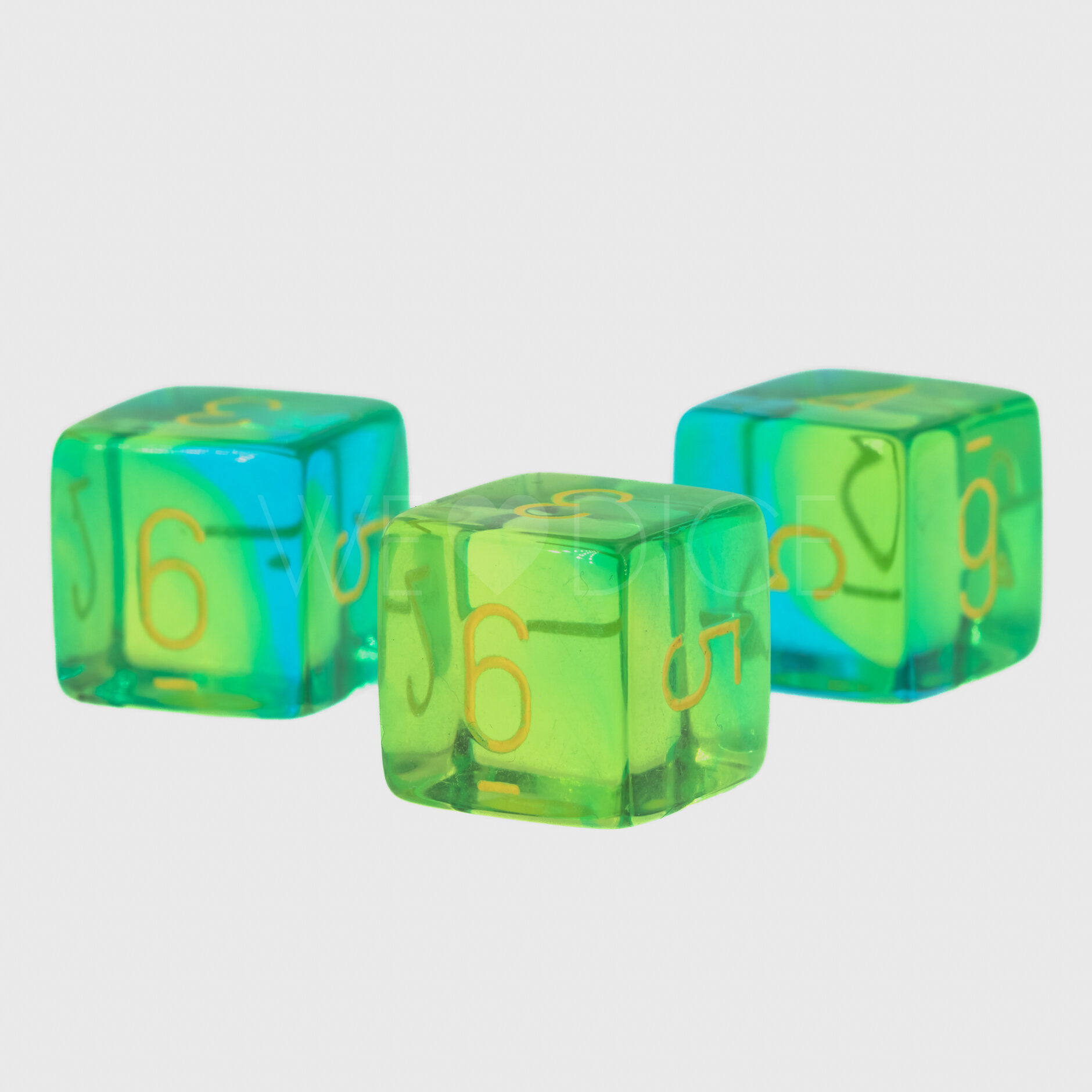 Gemini®, Transparent Grün-Blaugrün / gelb  W6 