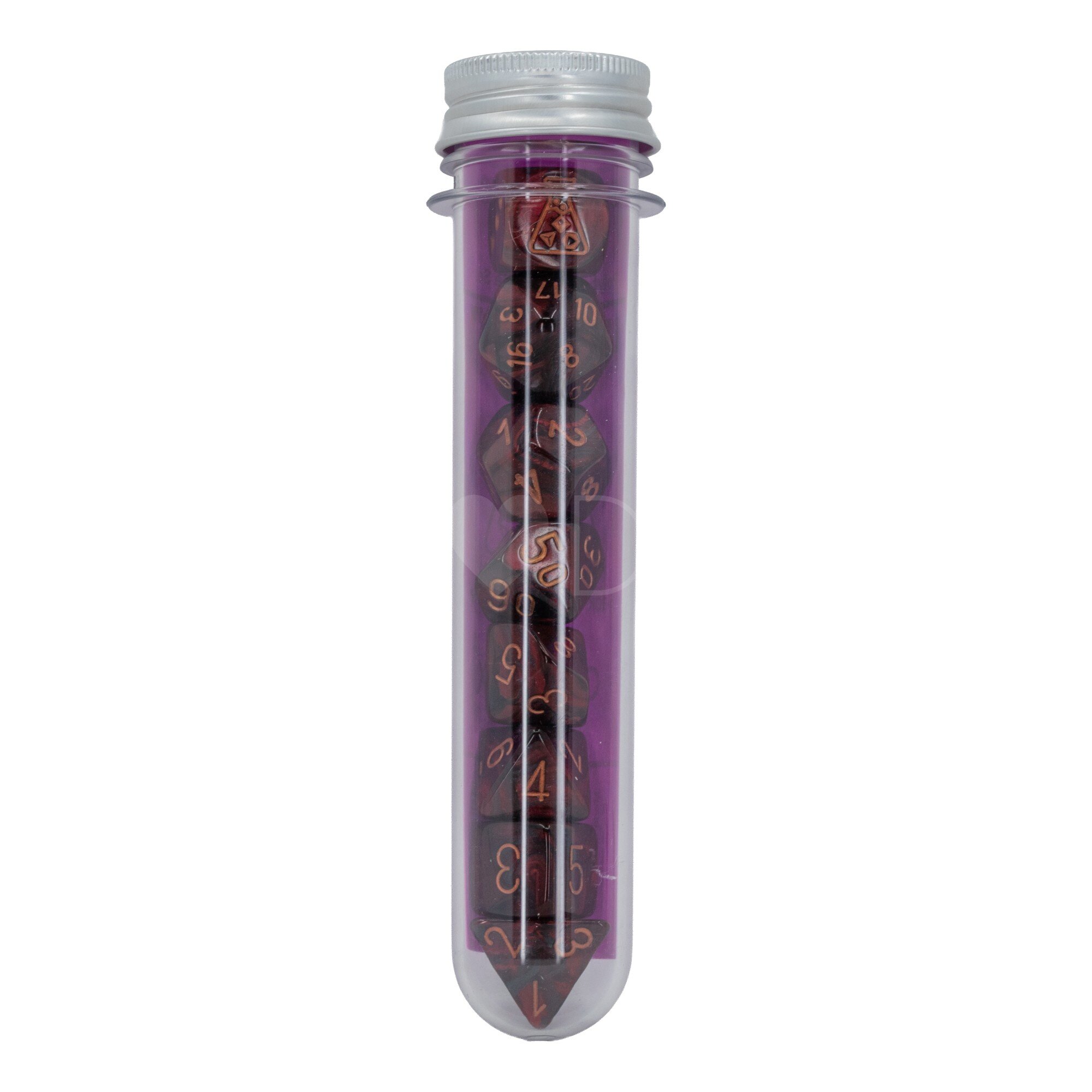 LabDice Lustrous  Gothic / copper  Set 8 Stück