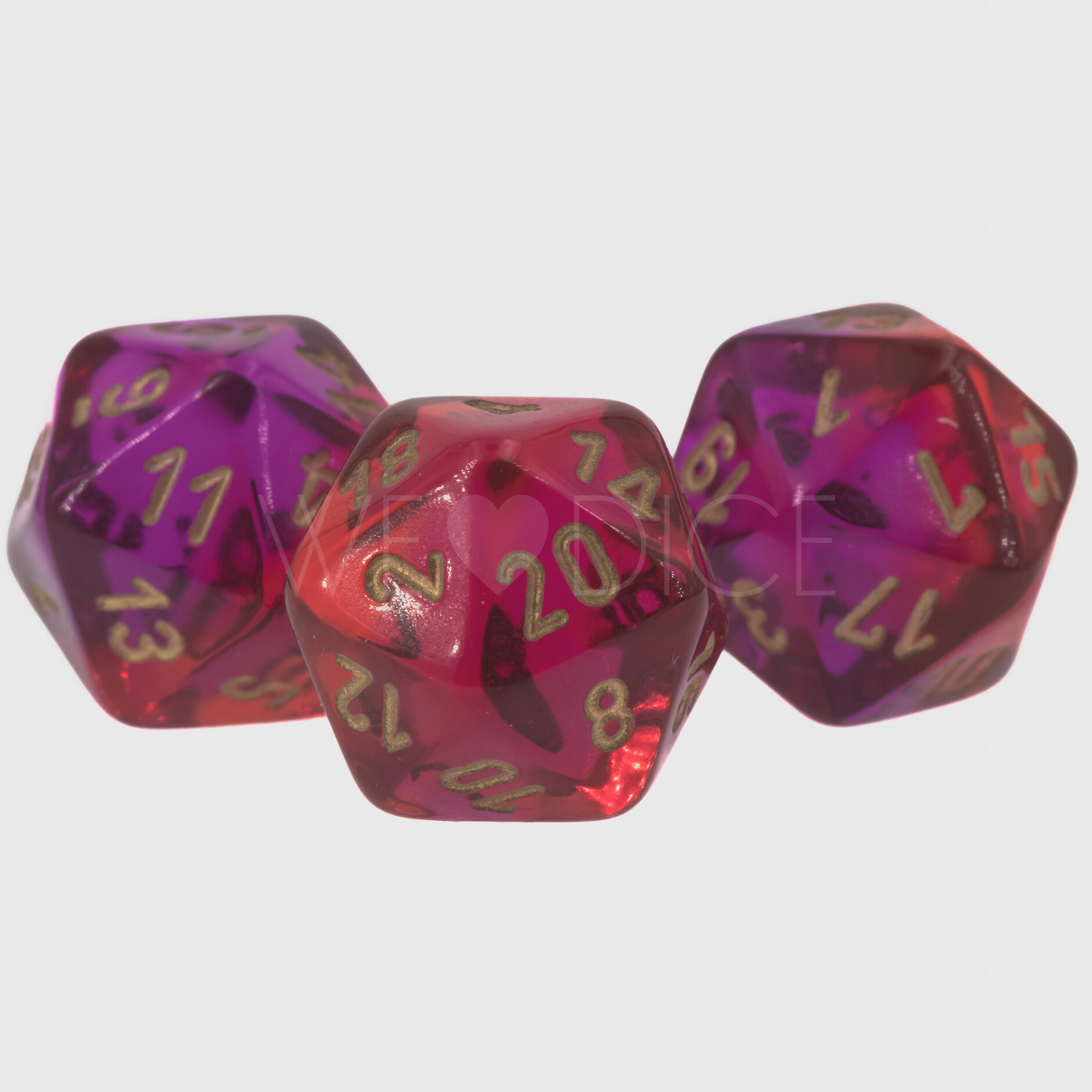 Gemini®, Transparent Rot-Violett / gold  W20 