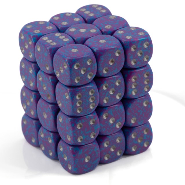 Speckled® Silver Tetra 12mm W6 Würfel Set (36 Würfel)