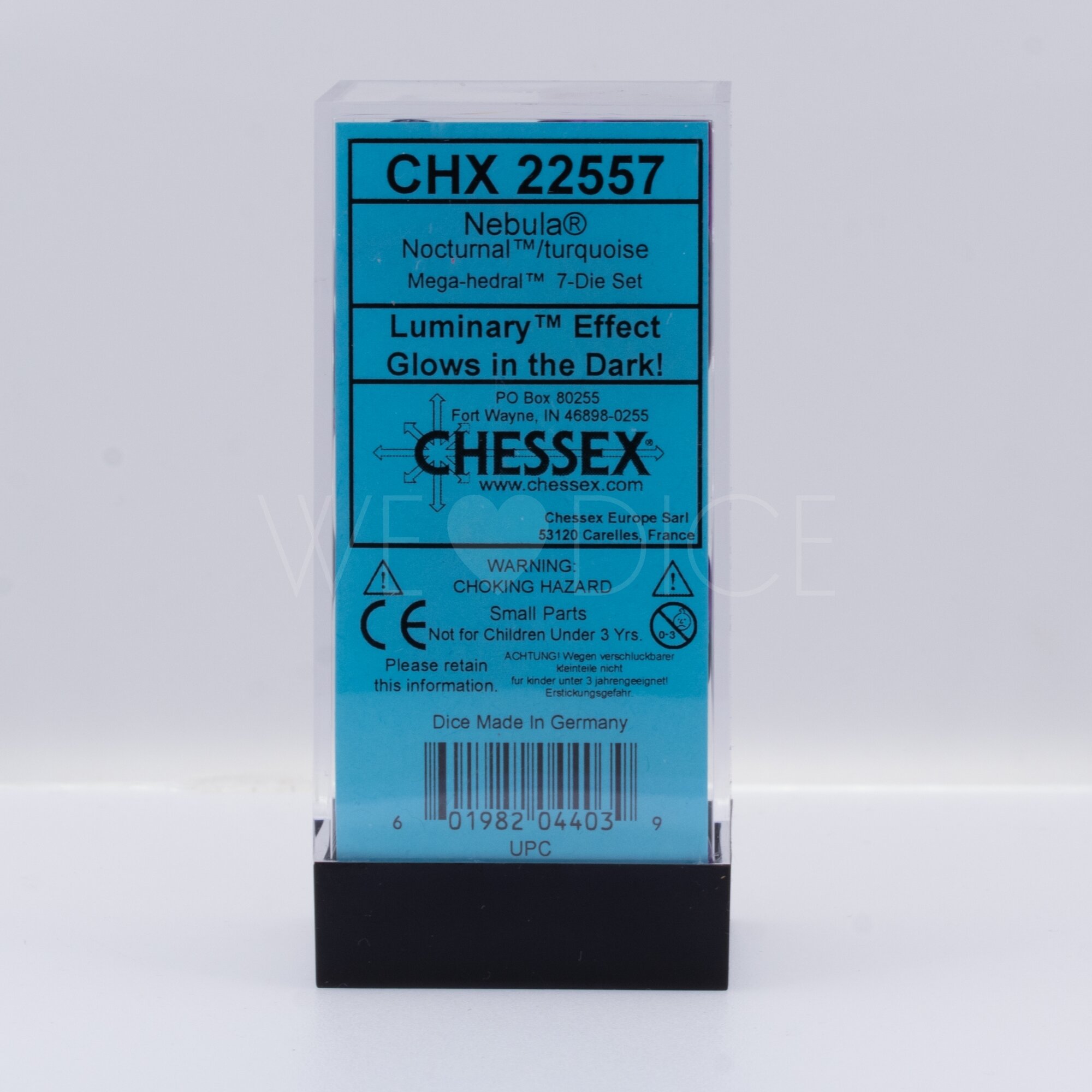 Nebula®, Luminary™ Mega-hedral™  Polyhedral  Nocturnal™/turquoise Luminary™  7-DieSet