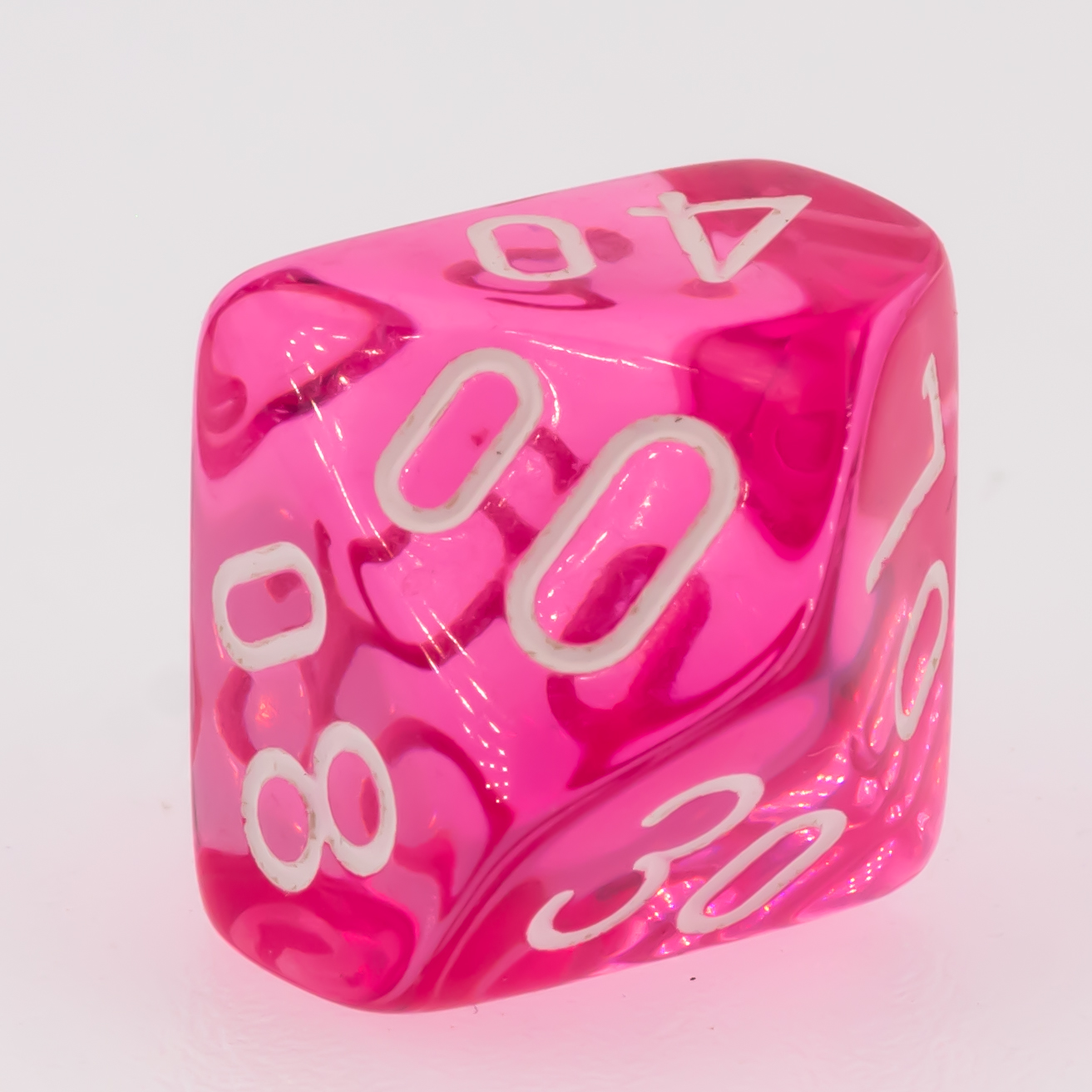 Transparent Rosa / weiß  W%