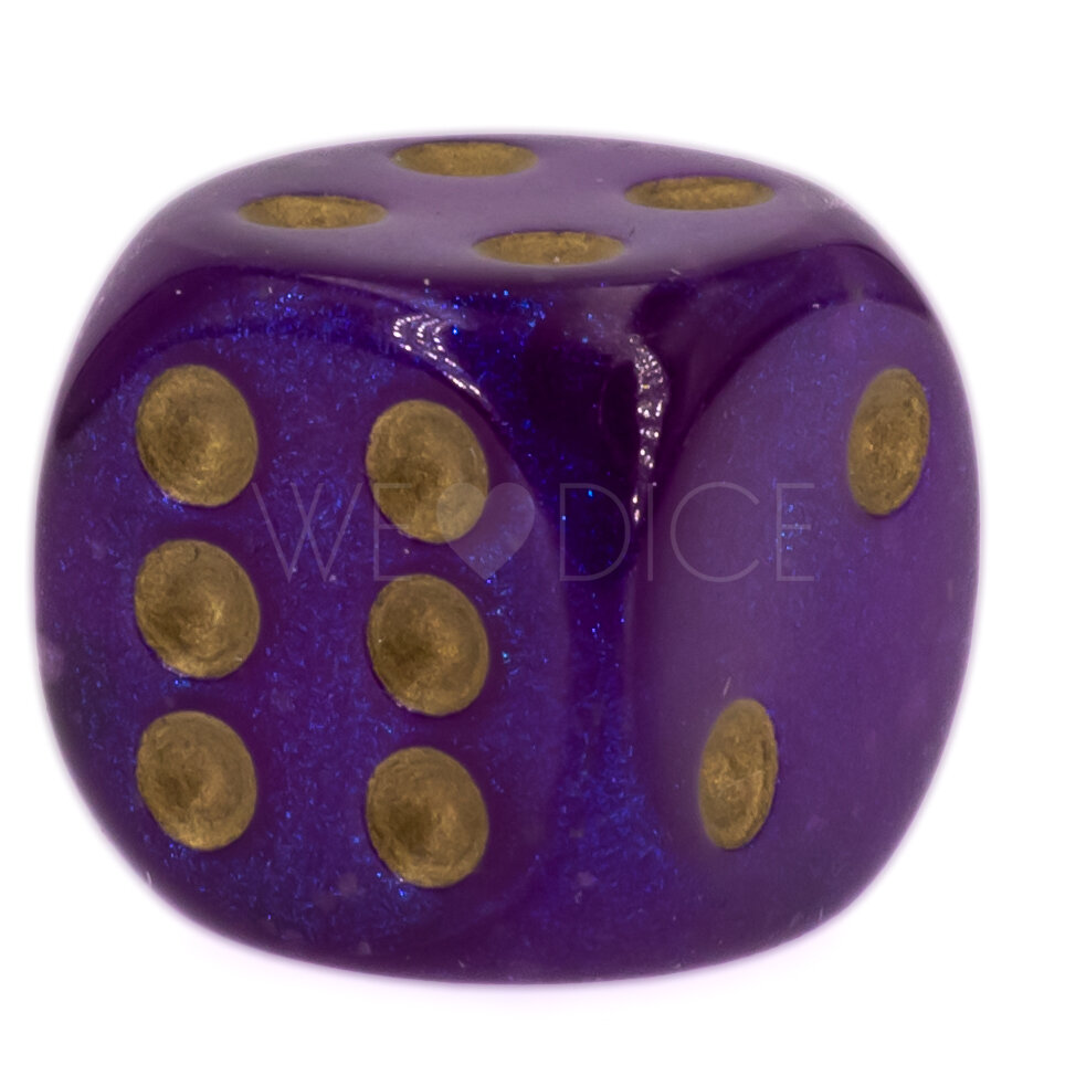 Borealis® Königsviolett / Gold 16mm 