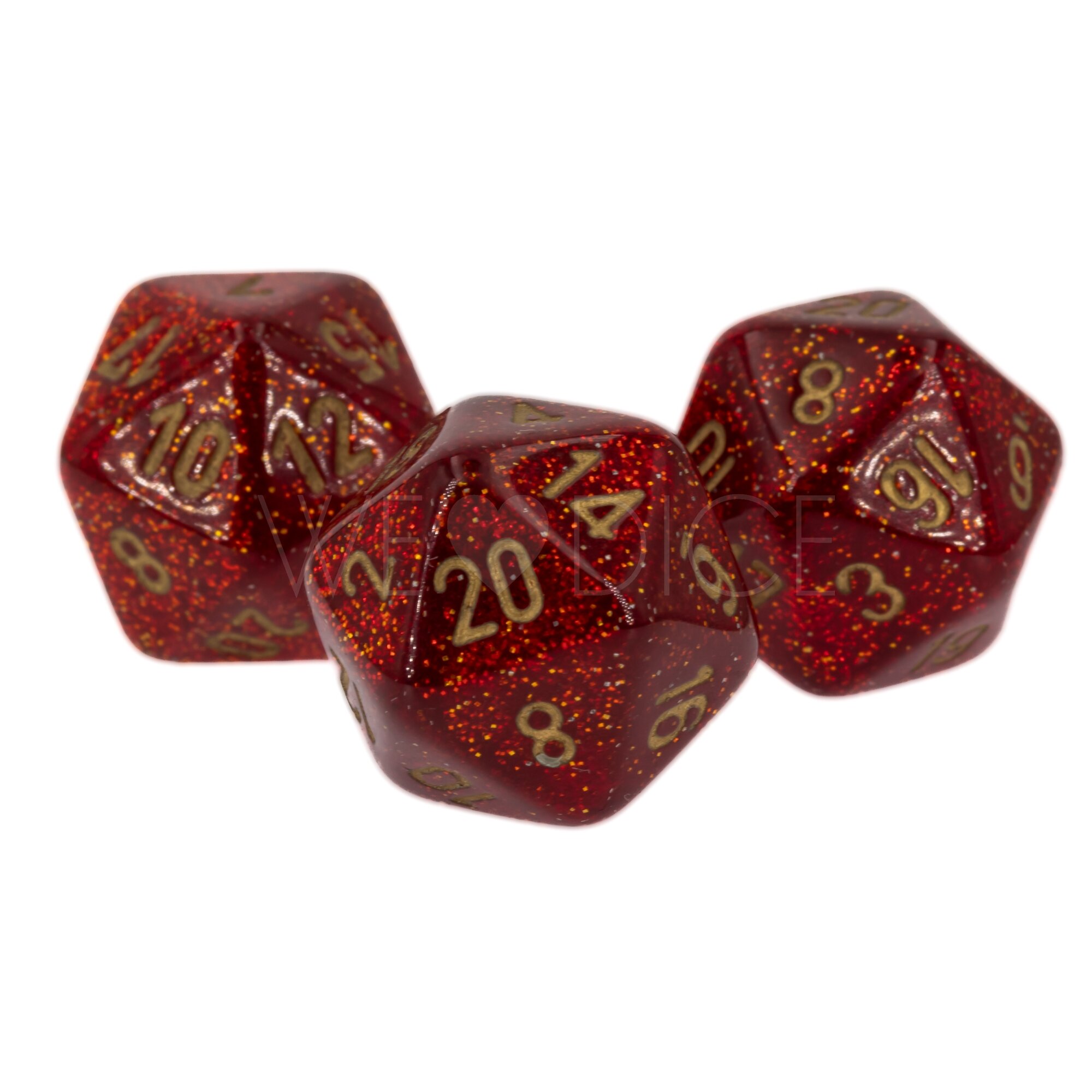 Glitter Ruby / Gold  W20 