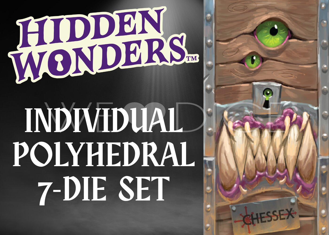 PRE ORDER Hidden Wonders™ Assorted 7-Die Polyhedral Set