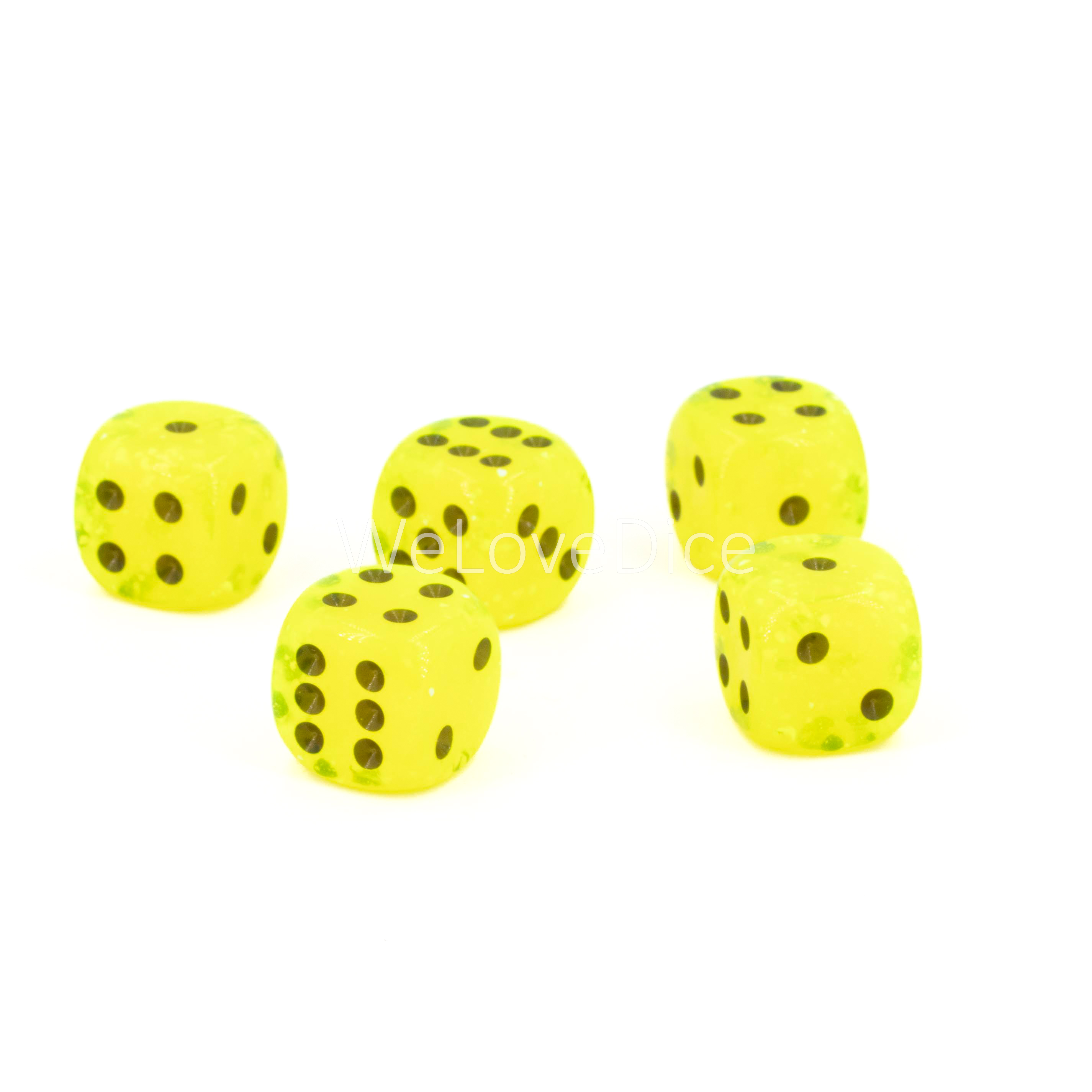16mm  D6 Dice in  Translucent