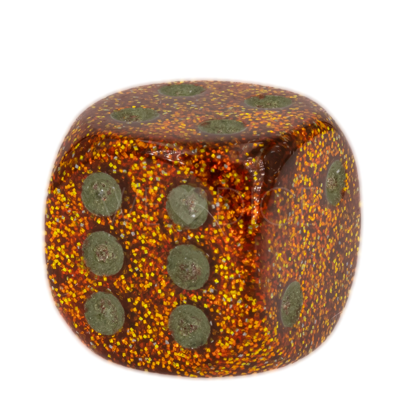 Glitter Gold / silber 16mm 