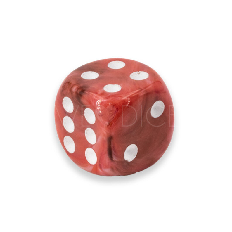 14mm  D6 Dice in red