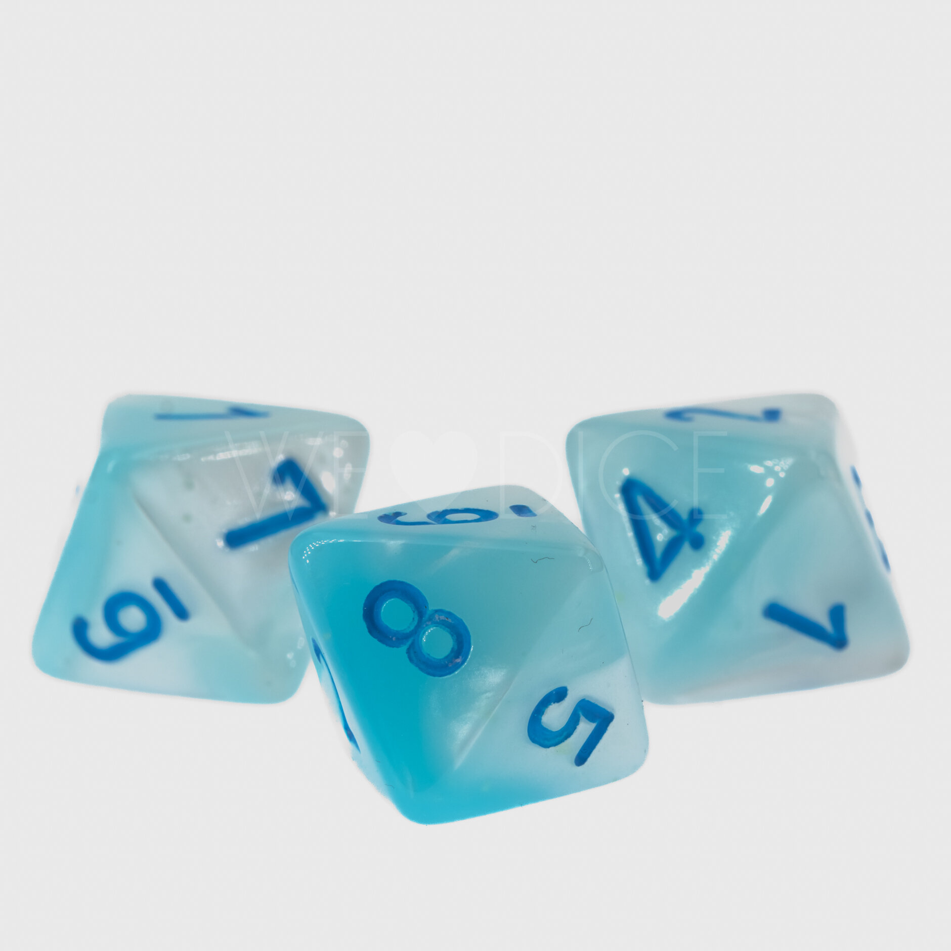 Gemini® Perltürkis-weiß / blau  W8 