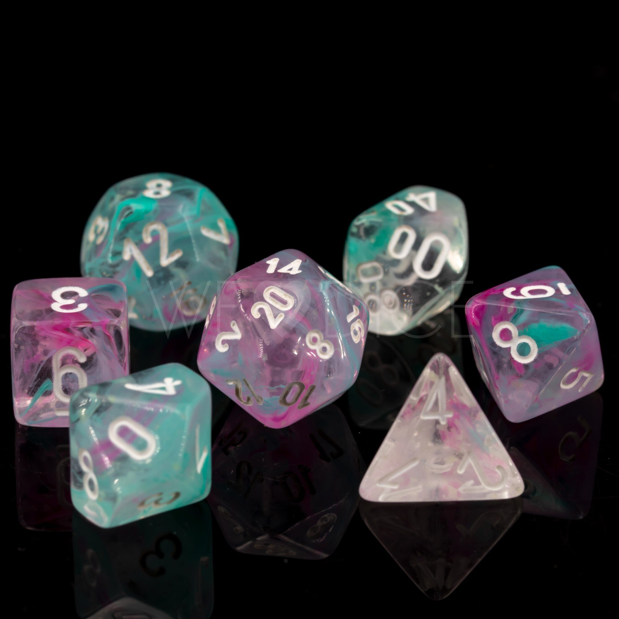 Nebula® Mini-hedral Polyhedral Wisteria / white   7-DieSet