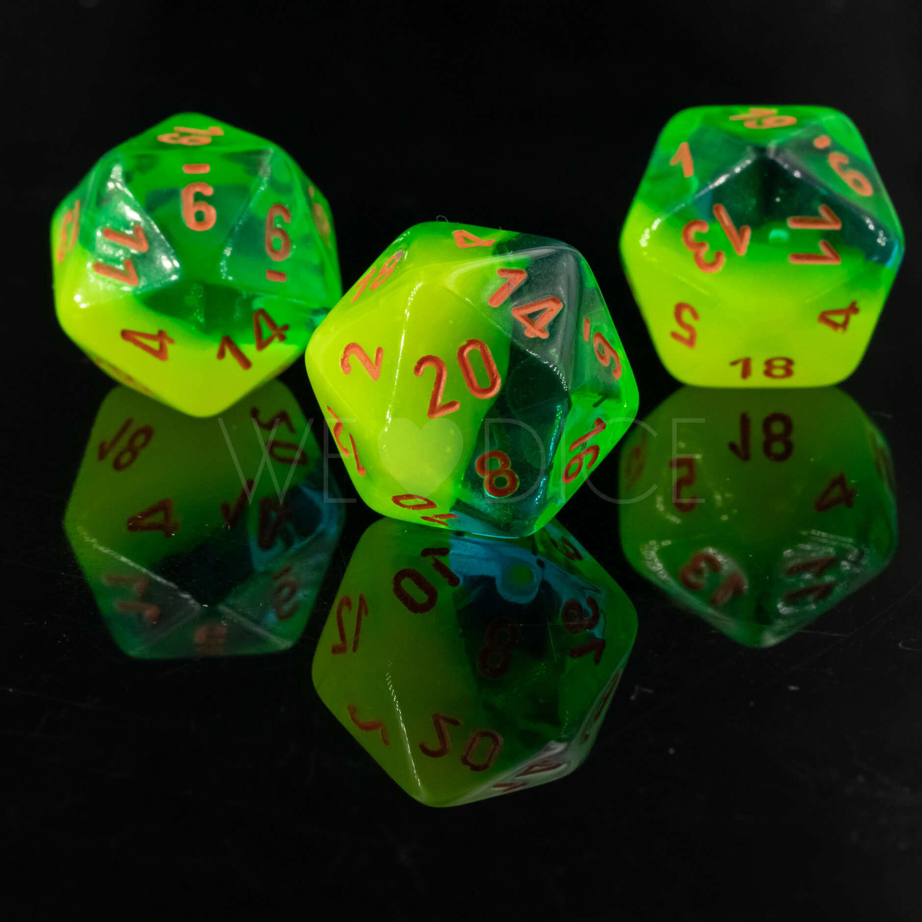 Gemini® Plasmagrün-Blaugrün / Orange  W20 