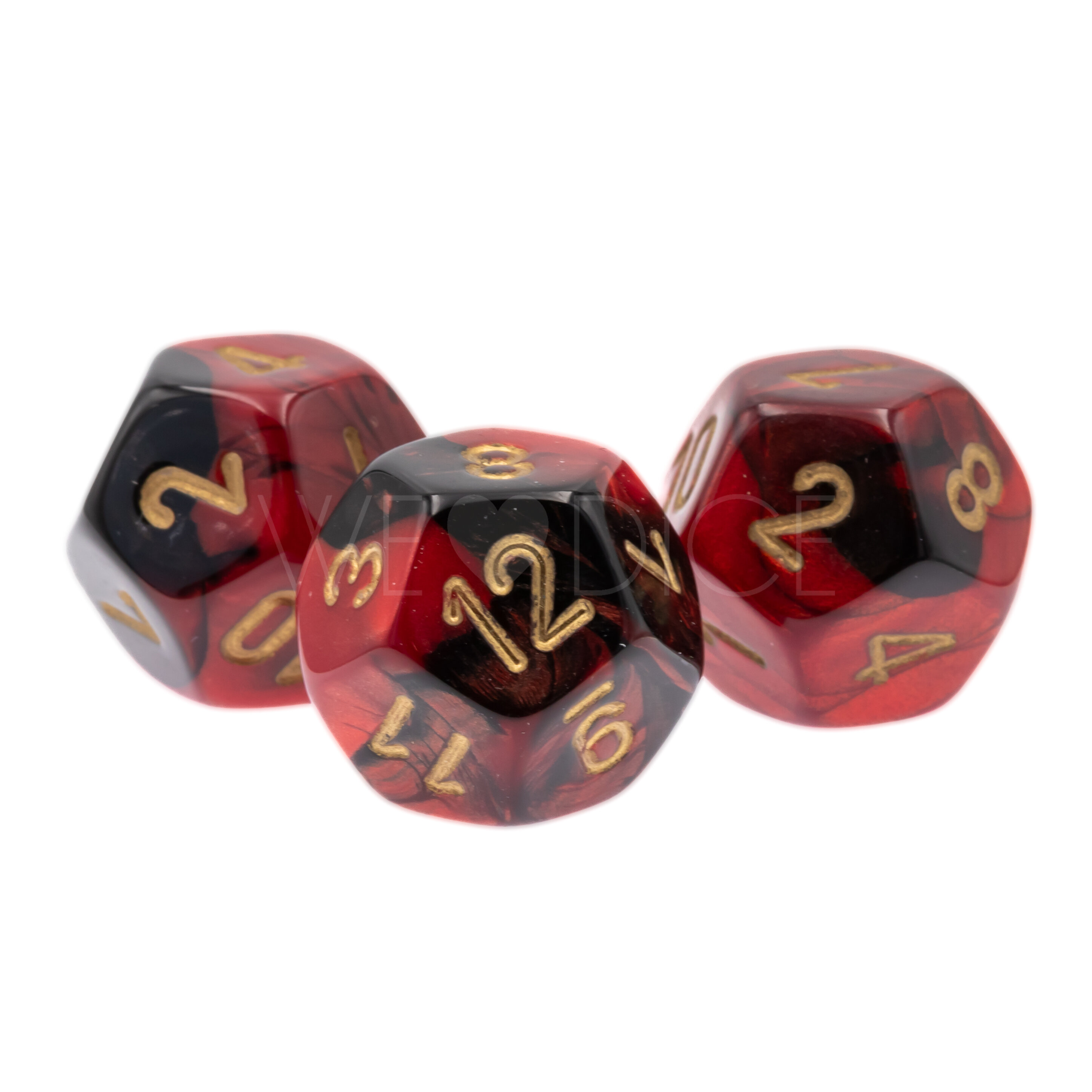 Gemini® Schwarz-Rot / gold  W12