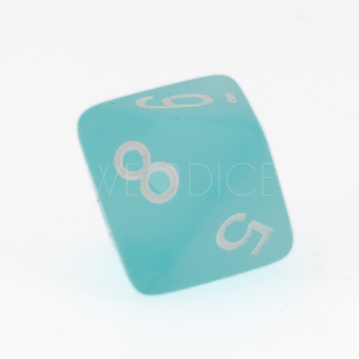 Frosted Teal / white  D8 