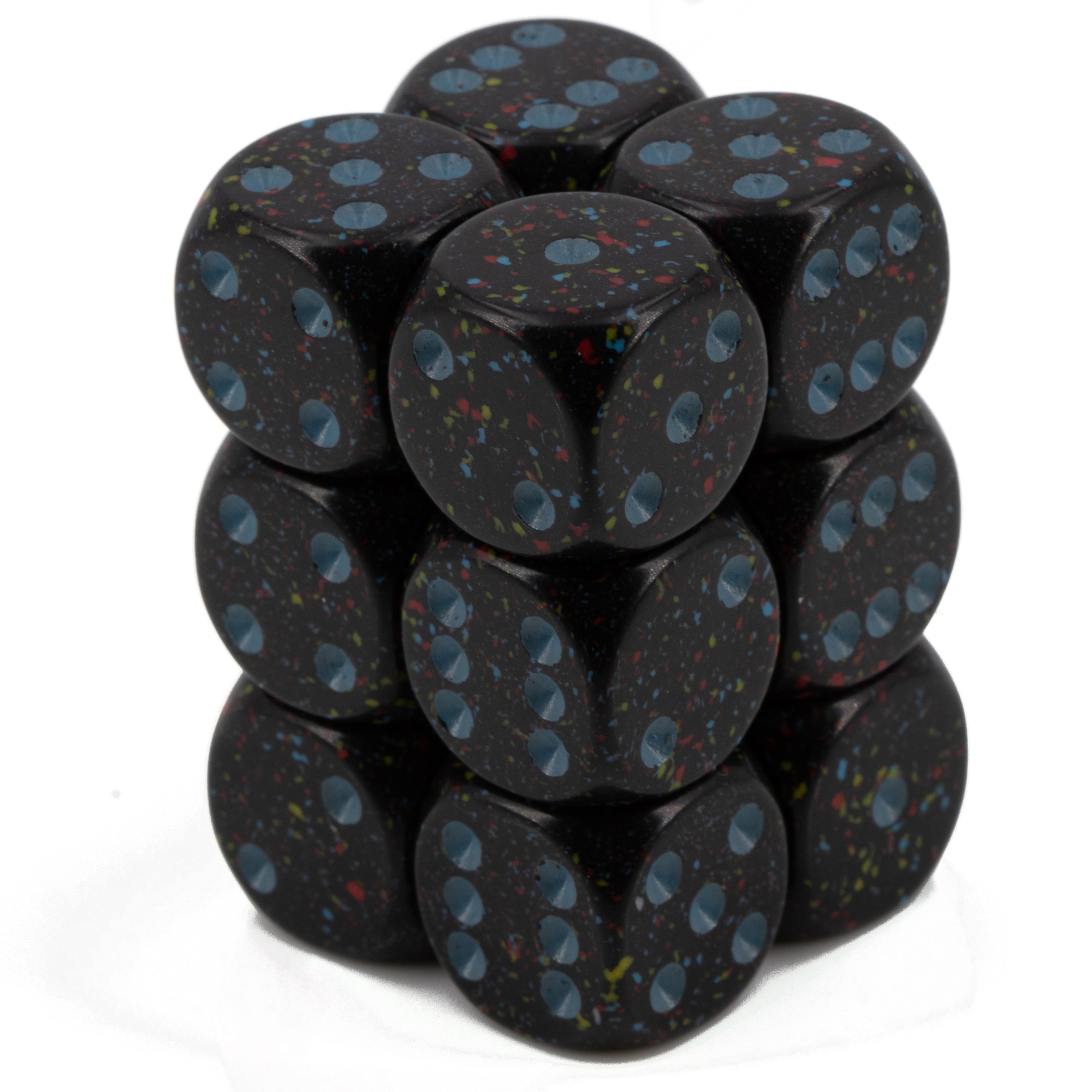 Speckled® Blue stars 16mm W6 Würfel Set (12 Würfel)