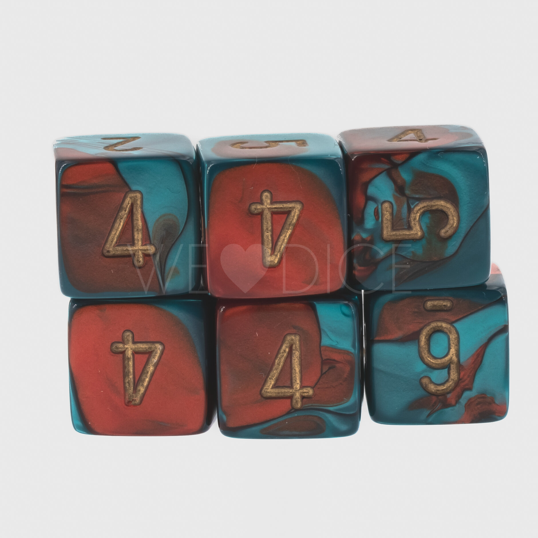 Gemini® Rot-Blaugrün / gold  W6 