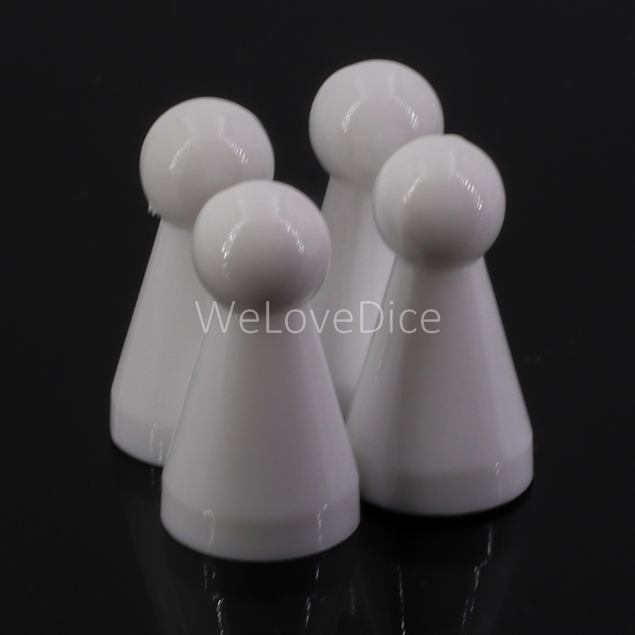 Game Figures in white Opaque