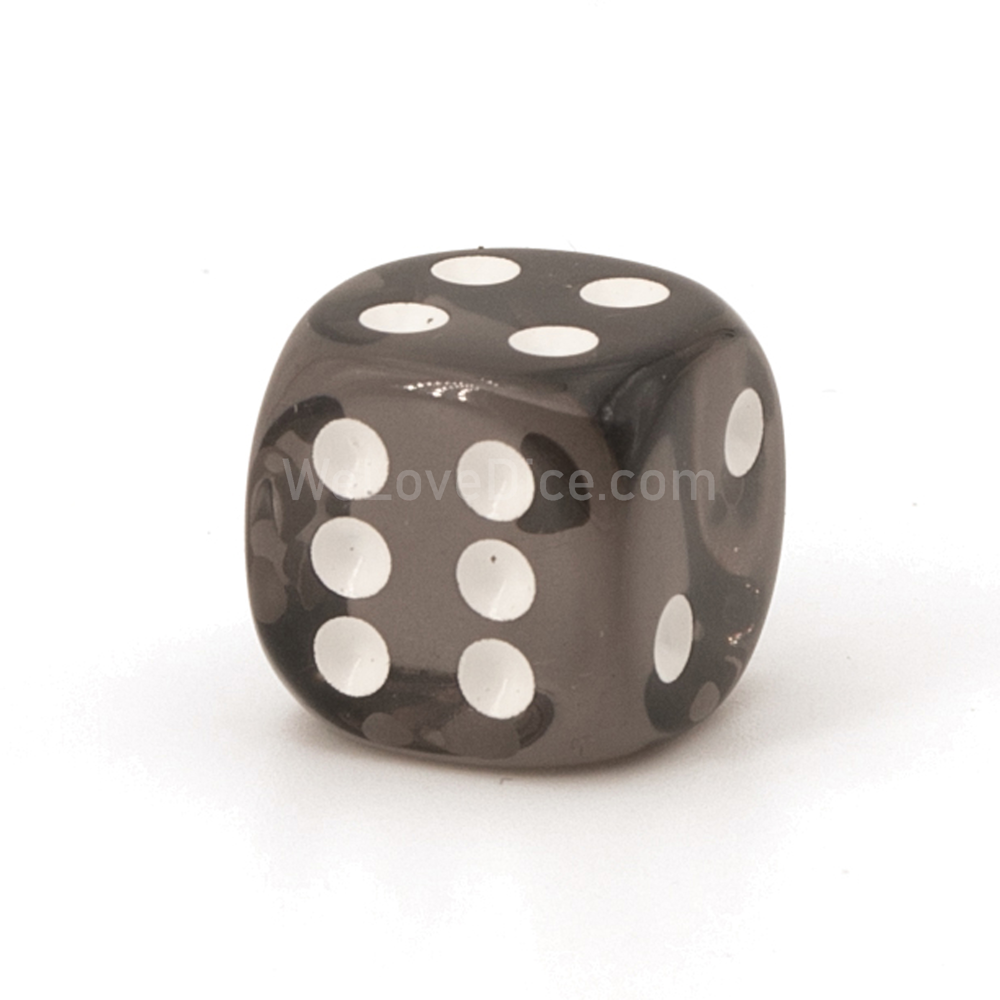 16mm  D6 Dice in grey / white