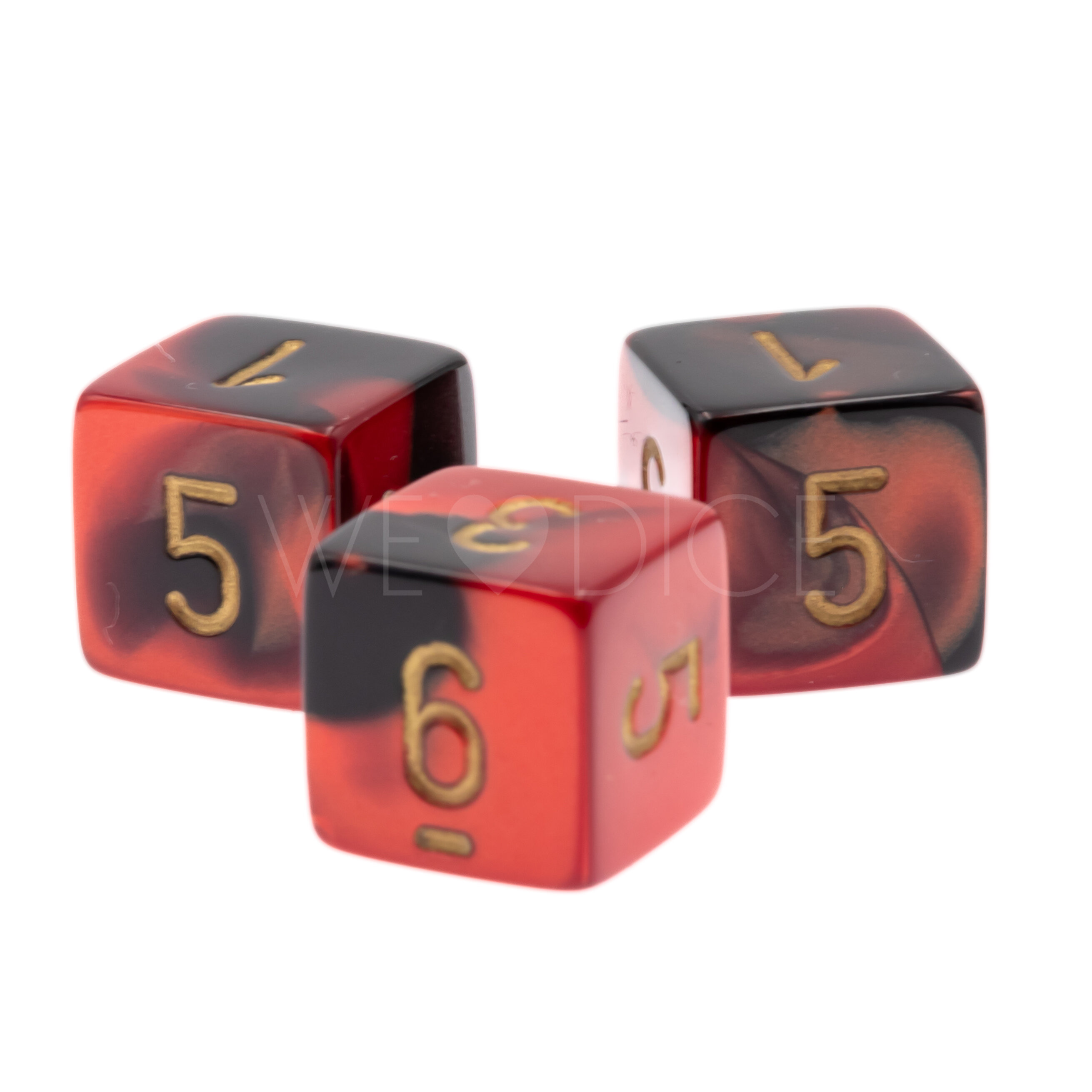 Gemini® Schwarz-Rot / gold  W6
