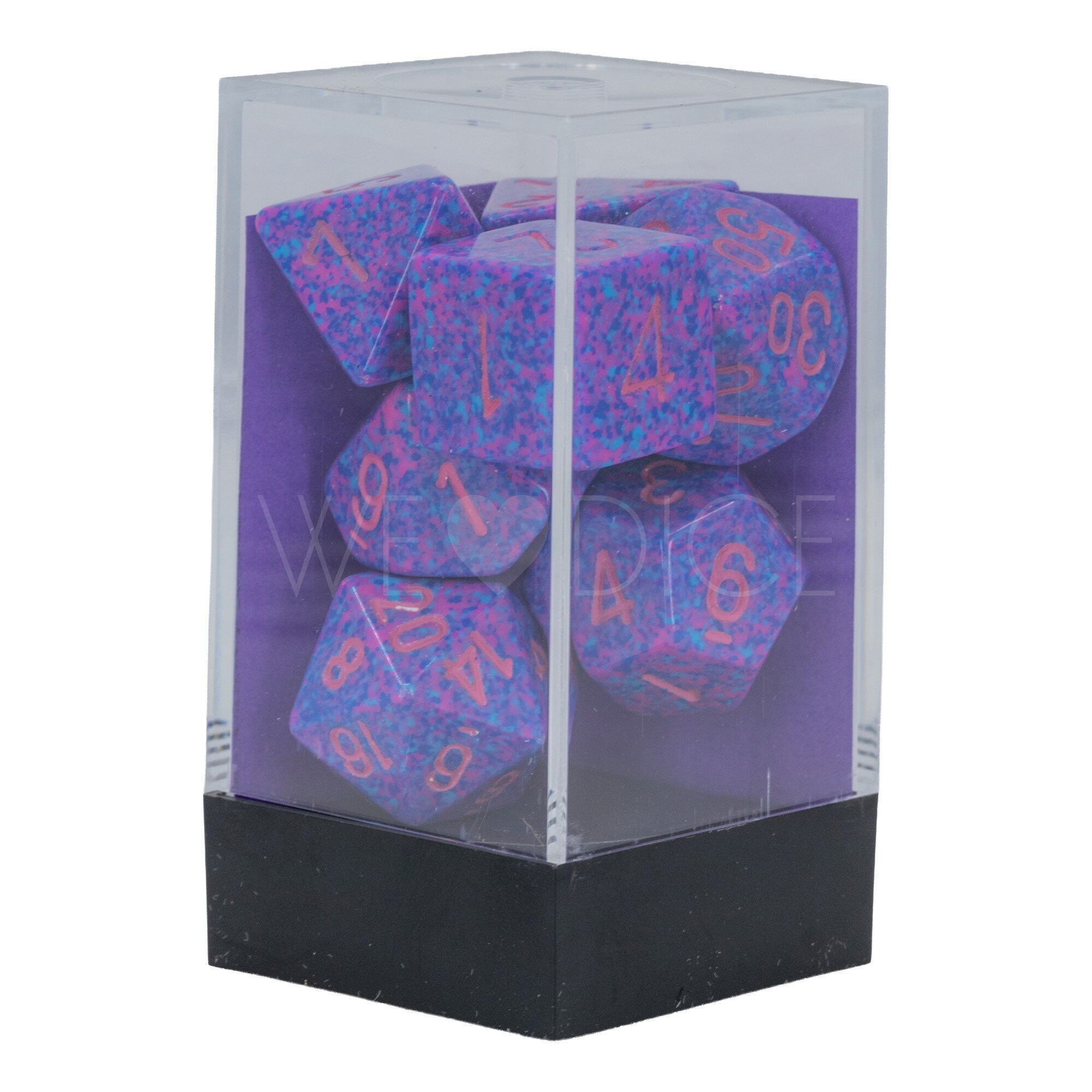 Speckled®, gesprenkelt Polyhedral Purple Passion / Pink 7-Würfel Set
