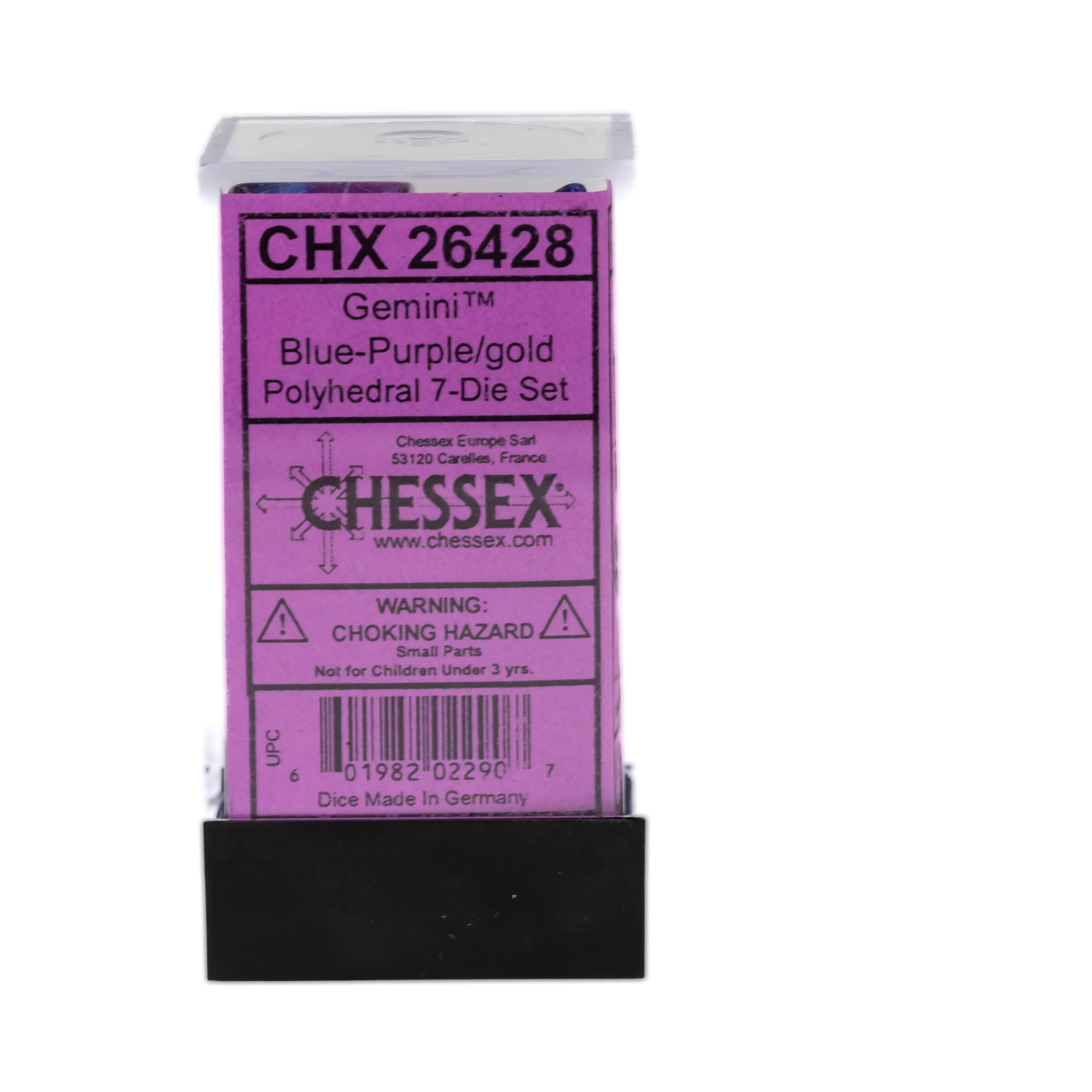 Gemini® Polyhedral Blau-Lila / gold 7-Würfel Set
