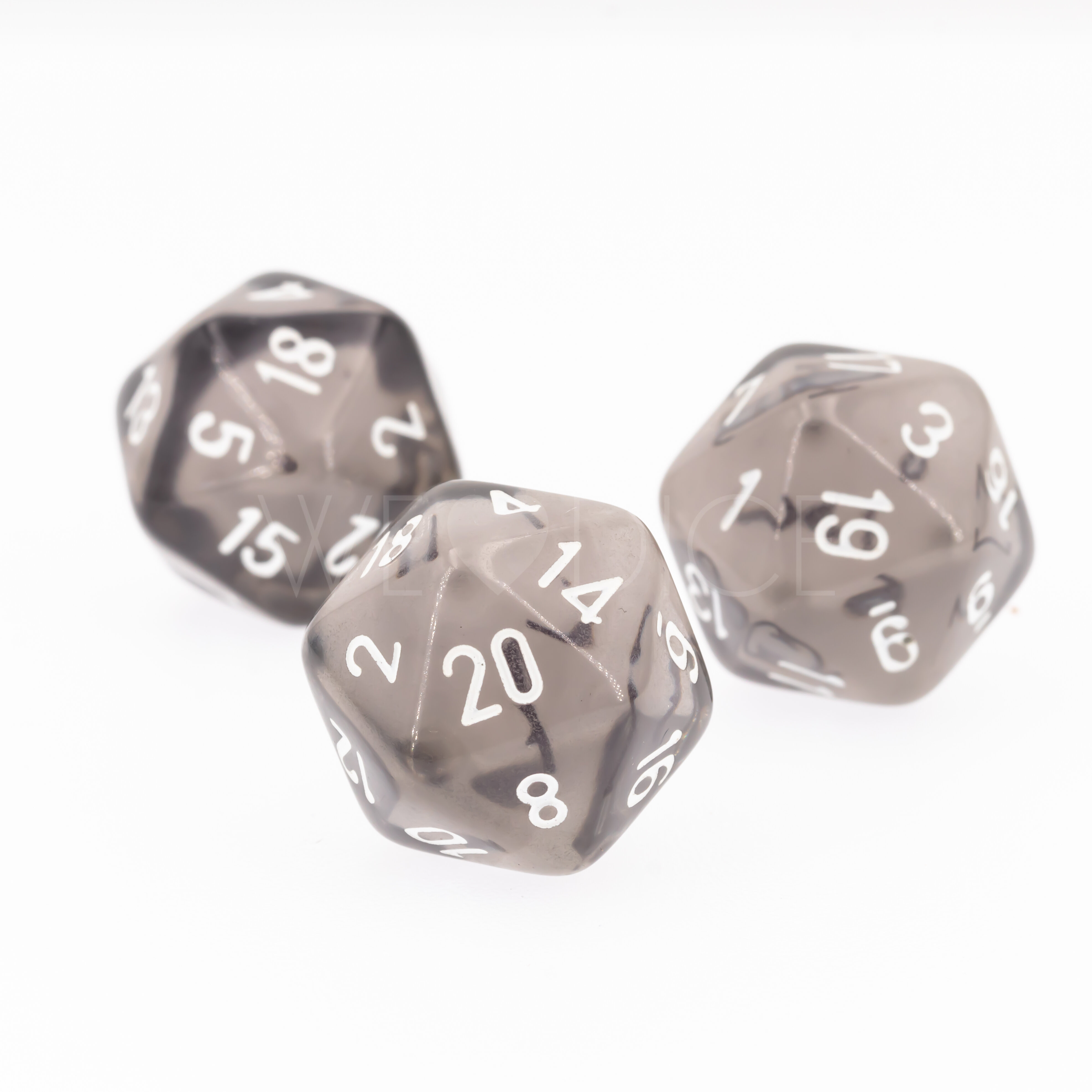 Transparent Rauch / weiß  W20