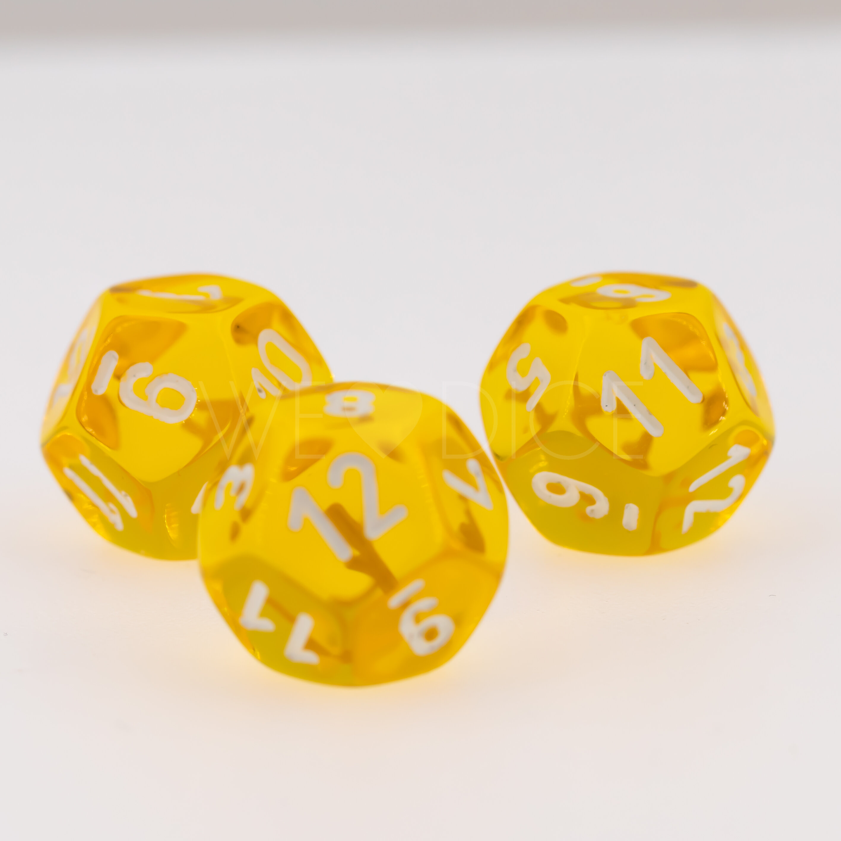 Transparent Gelb / weiß  W12