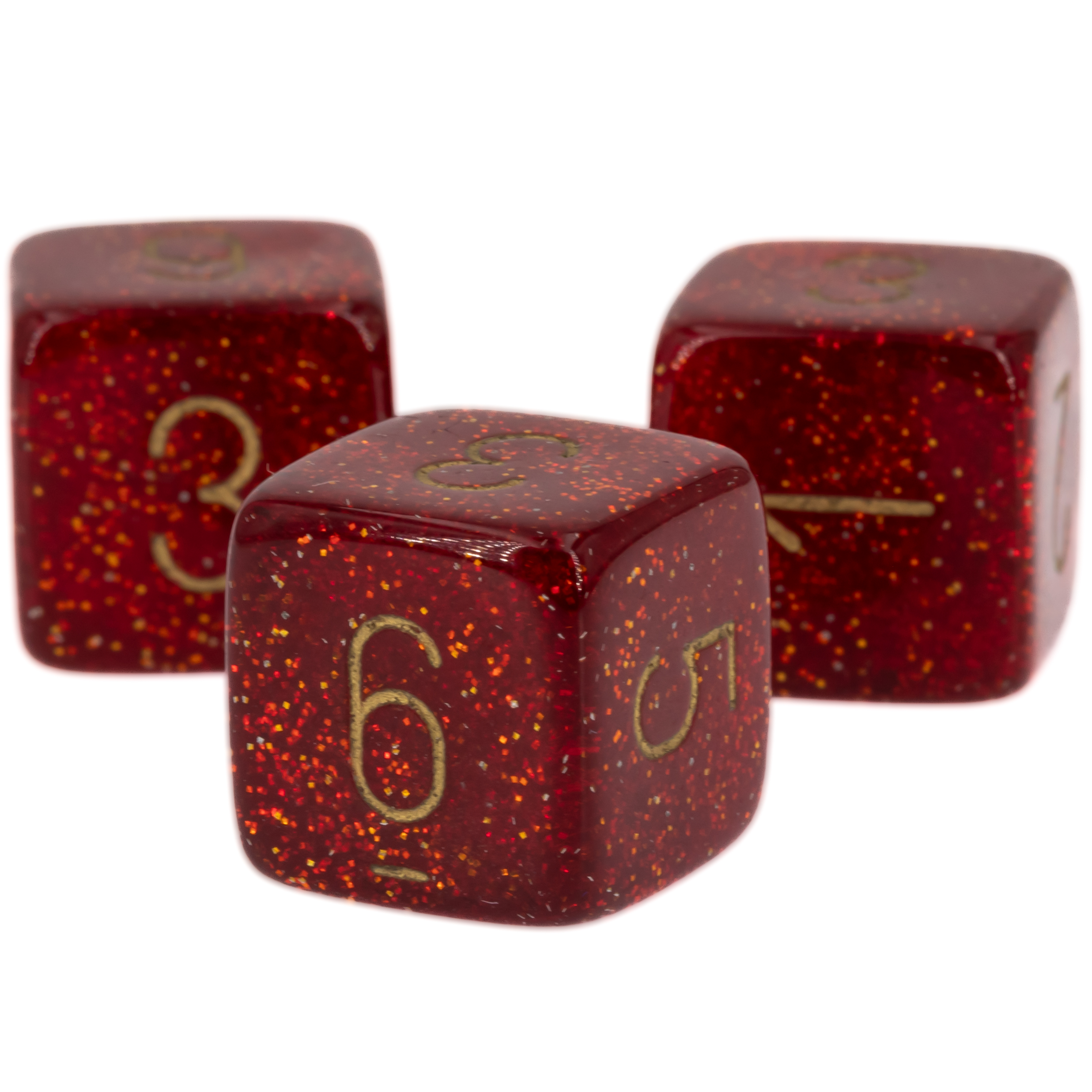 Glitter Ruby / Gold  W6 