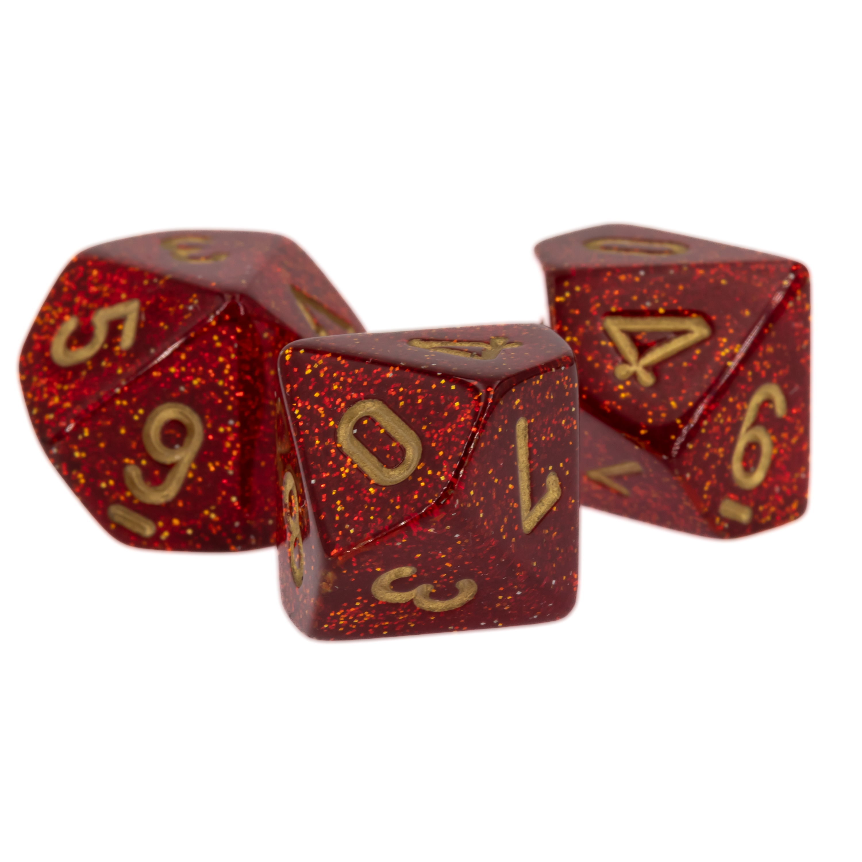 Glitter Ruby / Gold  W10 